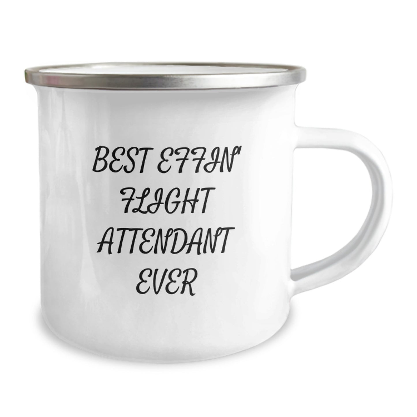 Funny Flight Attendant Gifts from Men to Best Effin' Flight Attendant Ever Camping Mug for Flight Attendant Birthday Unique Gifts - Image 2
