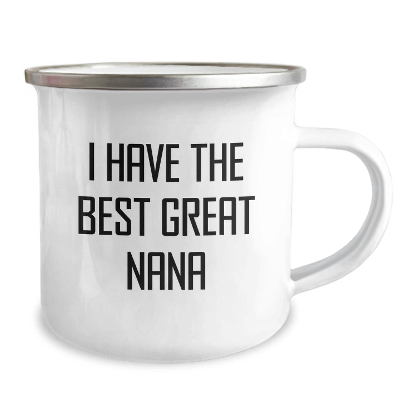 Nana's Camping Adventures, Funny Quote Gifts from Family, Unique Graduation Mugs for Her, 'I Have The Best Great Nana' - Image 2
