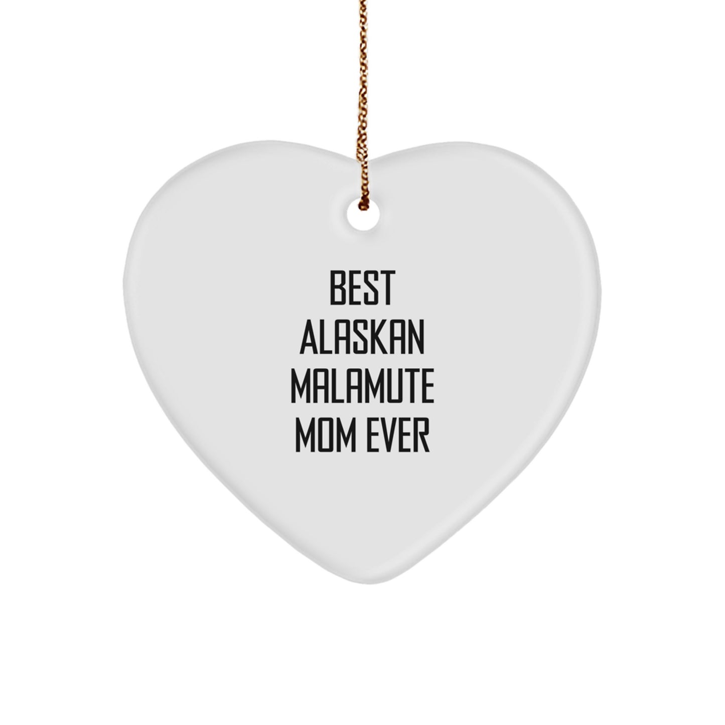 Funny Alaskan Malamute Dog Mom Gifts from Friends for Christmas Unique Hearts - Image 1