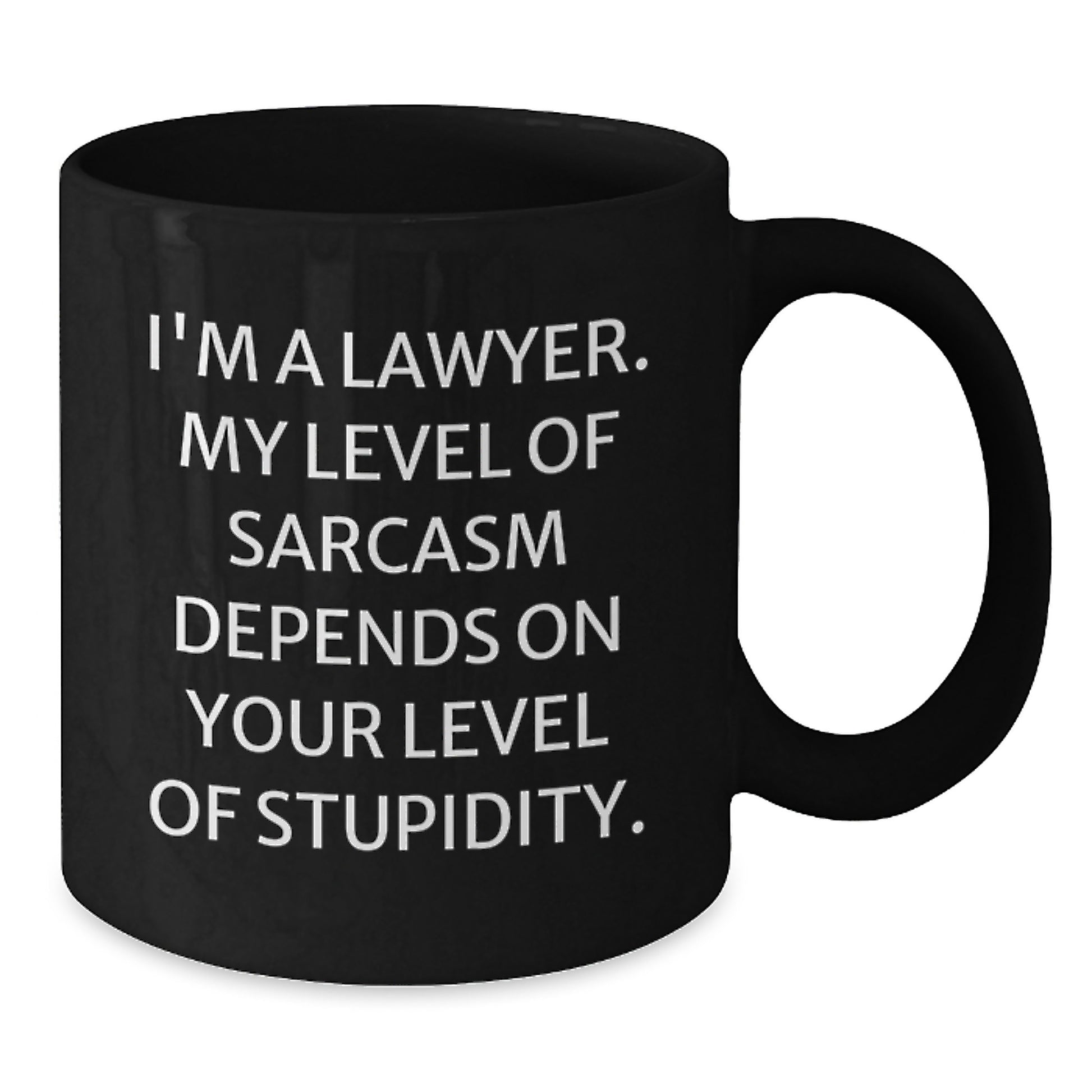 Funny Lawyer Gifts, Sarcasm Quotes Black Coffee Mug, Birthday Unique Gifts from Friends, Coworkers, Family, Gifts for Lawyer Men, Women - Additional