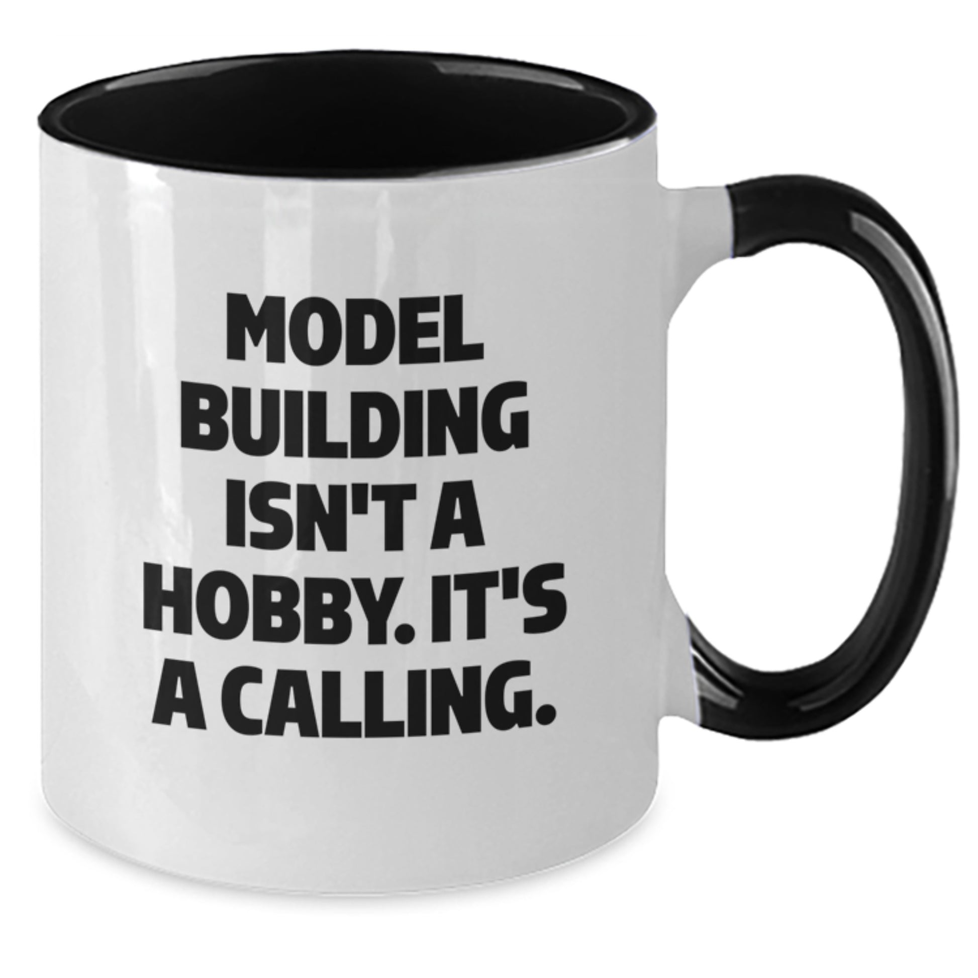 Funny Model Building Enthusiasts Gifts from Friends for Birthday - Two Tone Coffee Mug - Additional