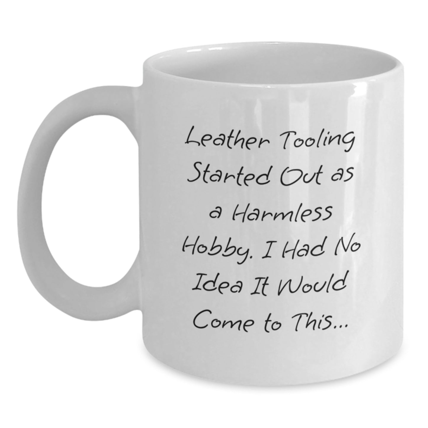 Leather Tooling Enthusiasts' Gifts from Friends and Family - White Coffee Mug for Birthday - Main