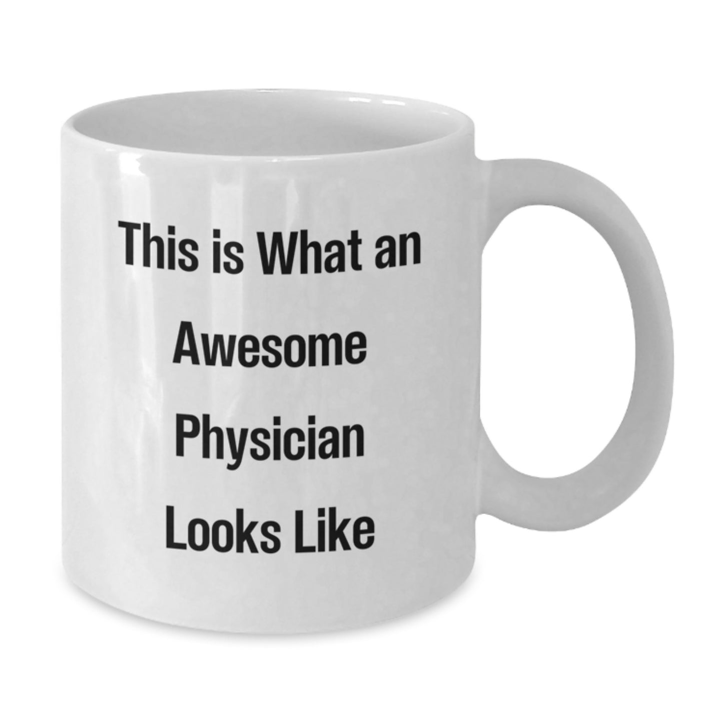 Funny Physician Gifts for Men, This Is What An Awesome Physician Looks Like, White Coffee Mug Gifts from Friends, Gifts for Physician Birthday Unique - Additional