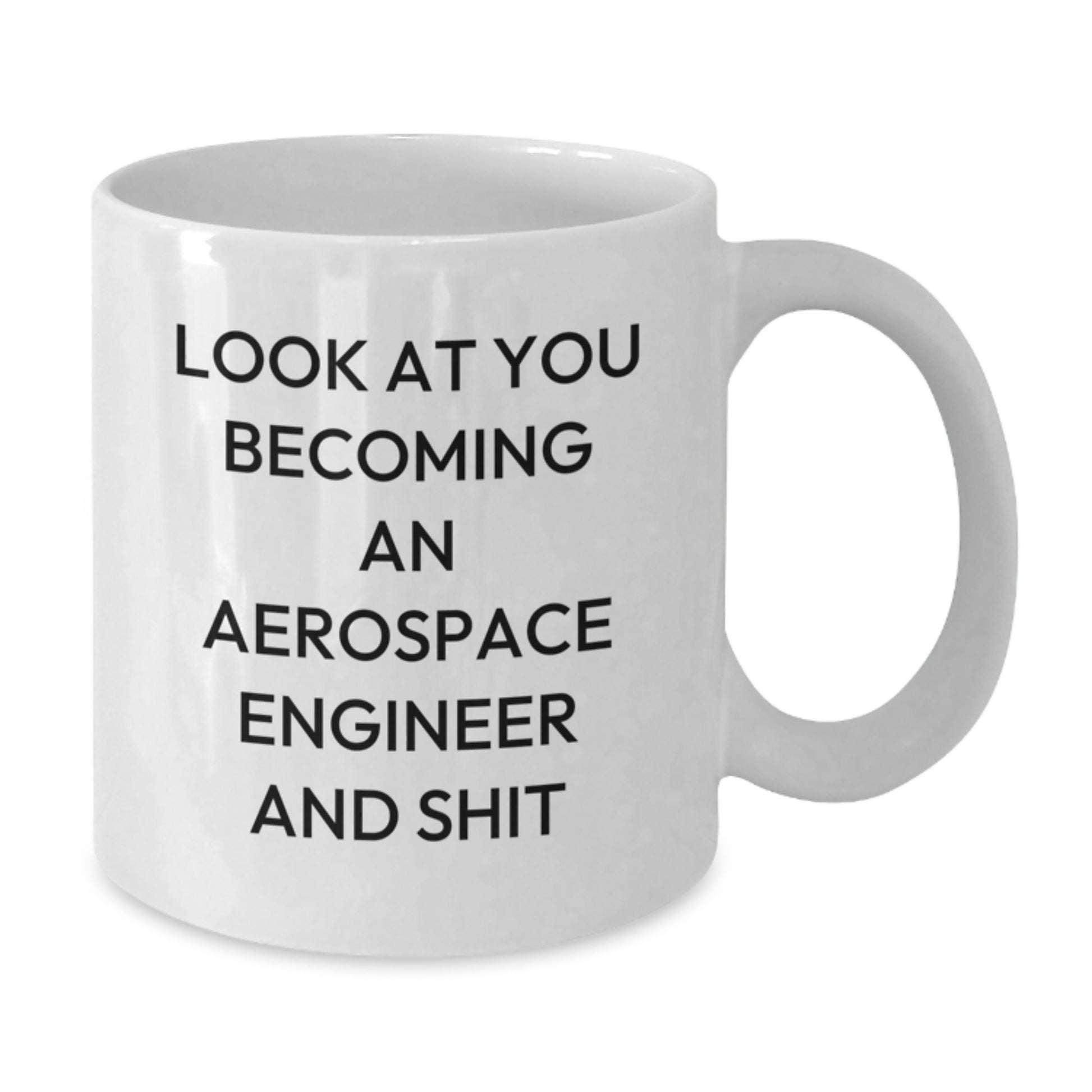Funny Aerospace Engineer Gifts for His Birthday, White Coffee Mug with Inspirational Quote, Makes Great Unique Birthday Unique Gifts from Friends, Coworkers, Family - Additional