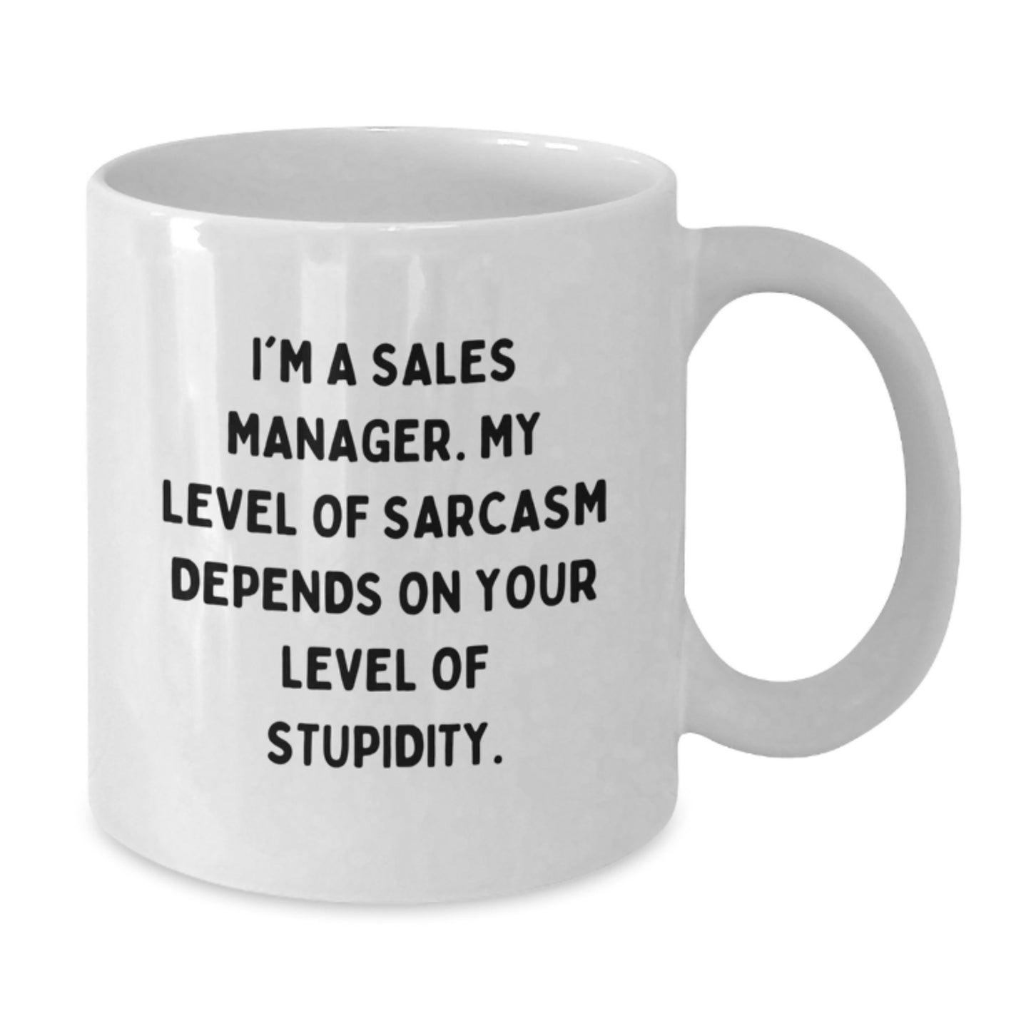 Funny Sales Manager White Coffee Mug Gifts from Friends, Coworkers, Family - Birthday Unique Ideas for Sales Manager, Men, Women - Additional