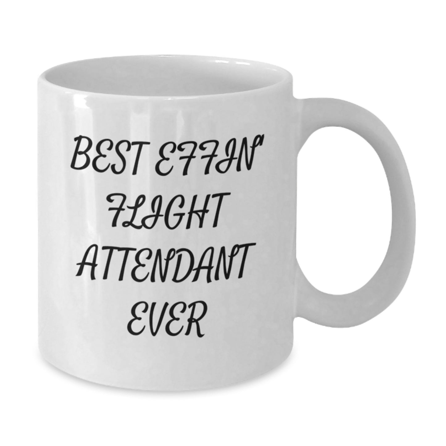 Funny Flight Attendant White Coffee Mug Gifts for Birthday Unique Flight Attendant Friends from Men Women - Additional