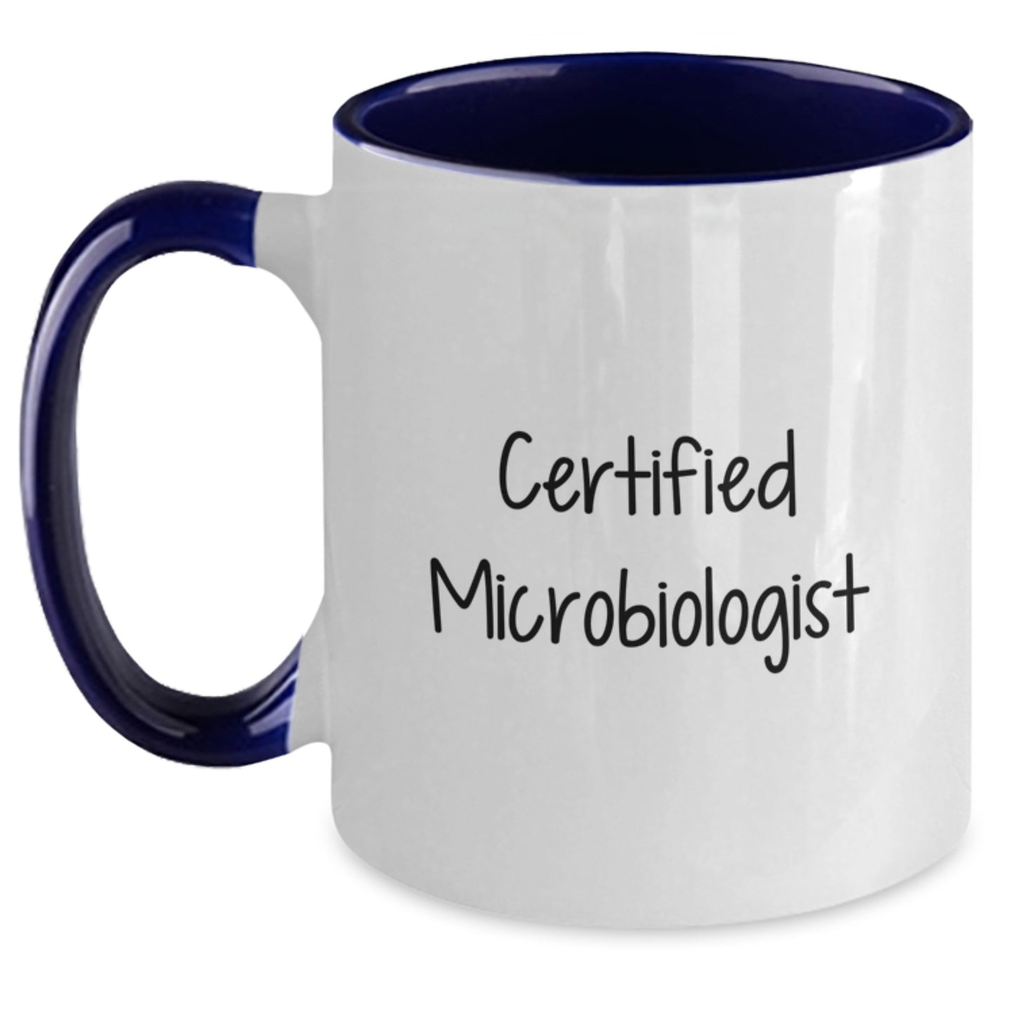 Funny Microbiologist Gifts from Friends - Two Tone Coffee Mug for Birthday - Main