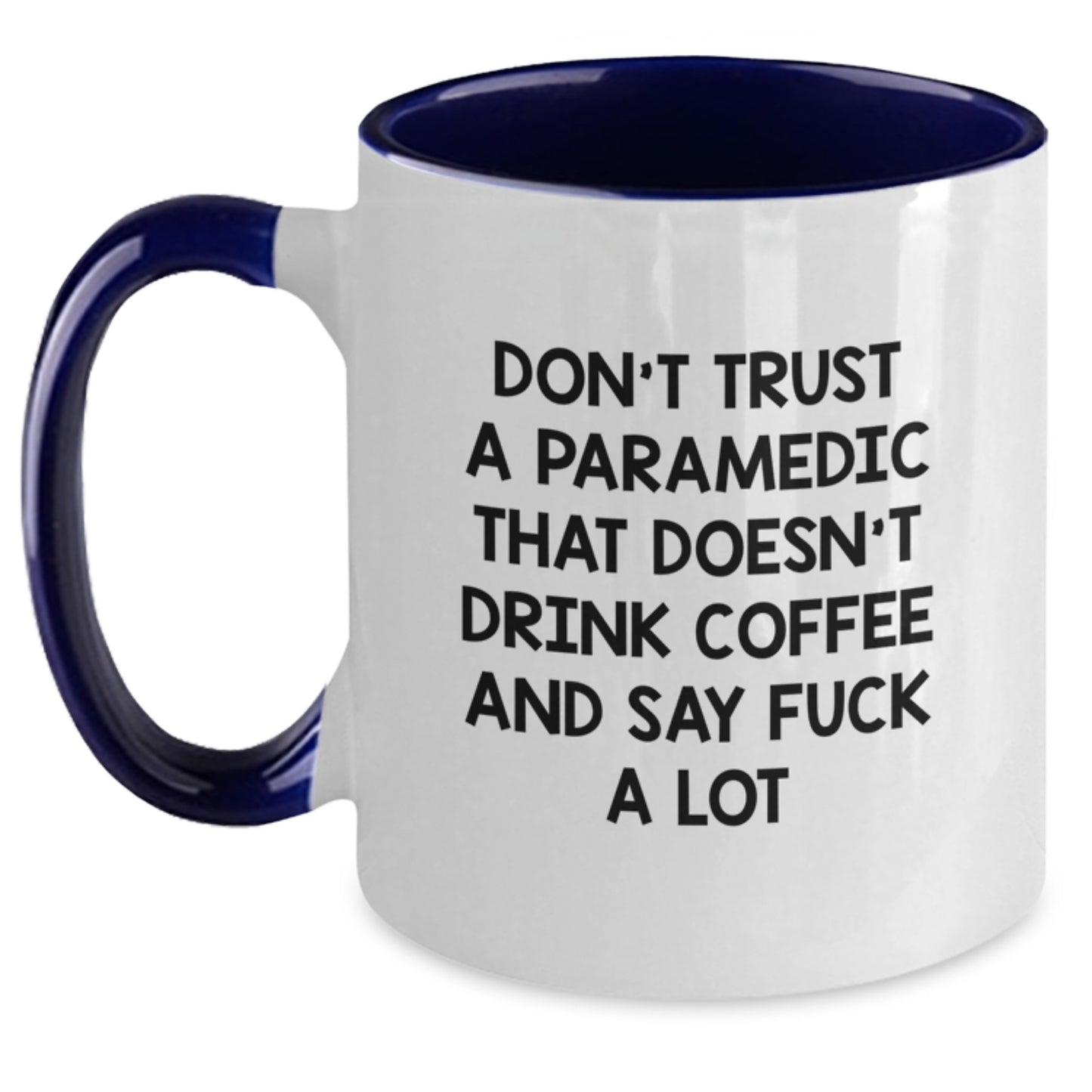 Funny Rescue Worker Coffee Mug Gifts from Friends to Rescue Worker Graduation Unique Senders with Sarcasm Quote, Two Tone Ceramic Mugs for Rescue Worker Lovers - Main