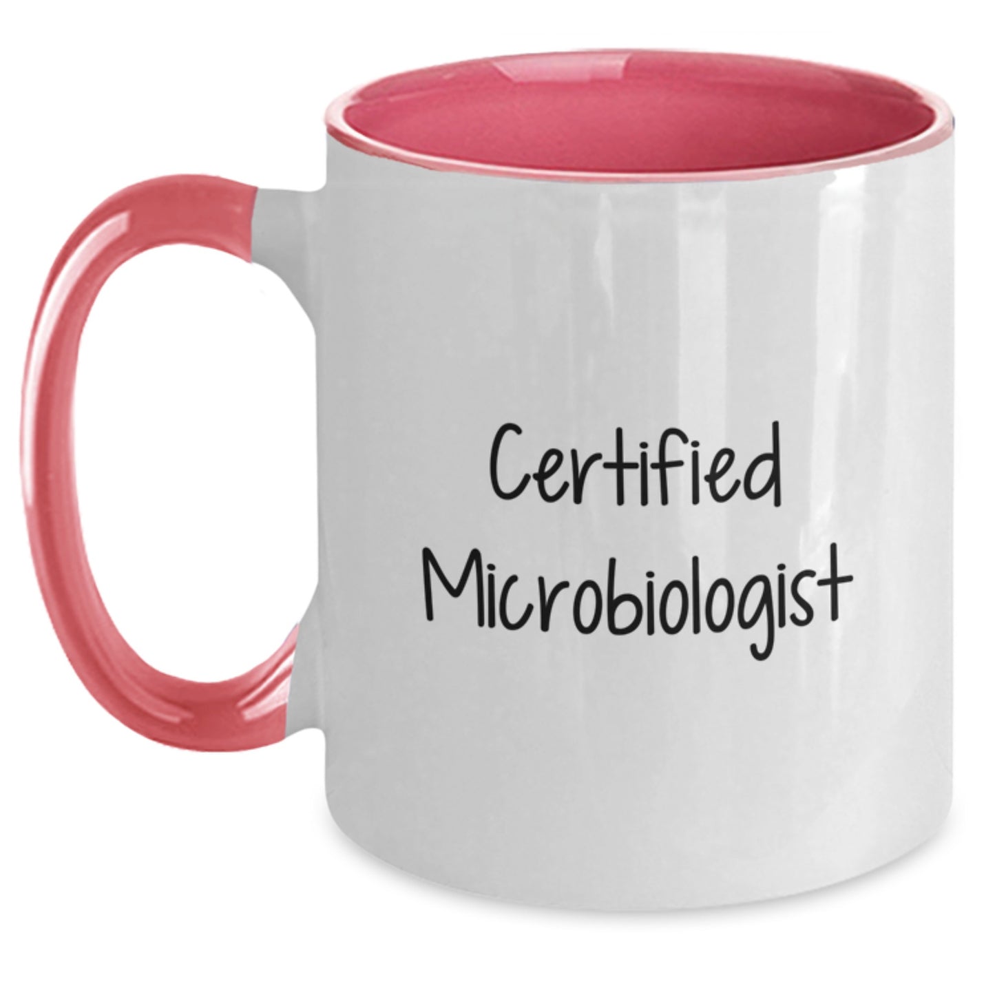 Funny Microbiologist Gifts from Friends - Two Tone Coffee Mug for Birthday - Main