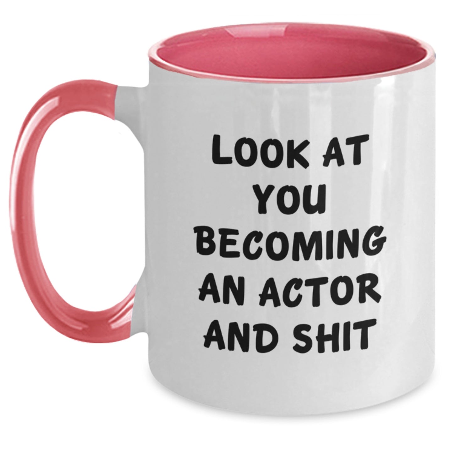 Funny Actor Gifts, Actor Two Tone Coffee Mug, Graduation Unique Gifts from Friends to Actor - Main