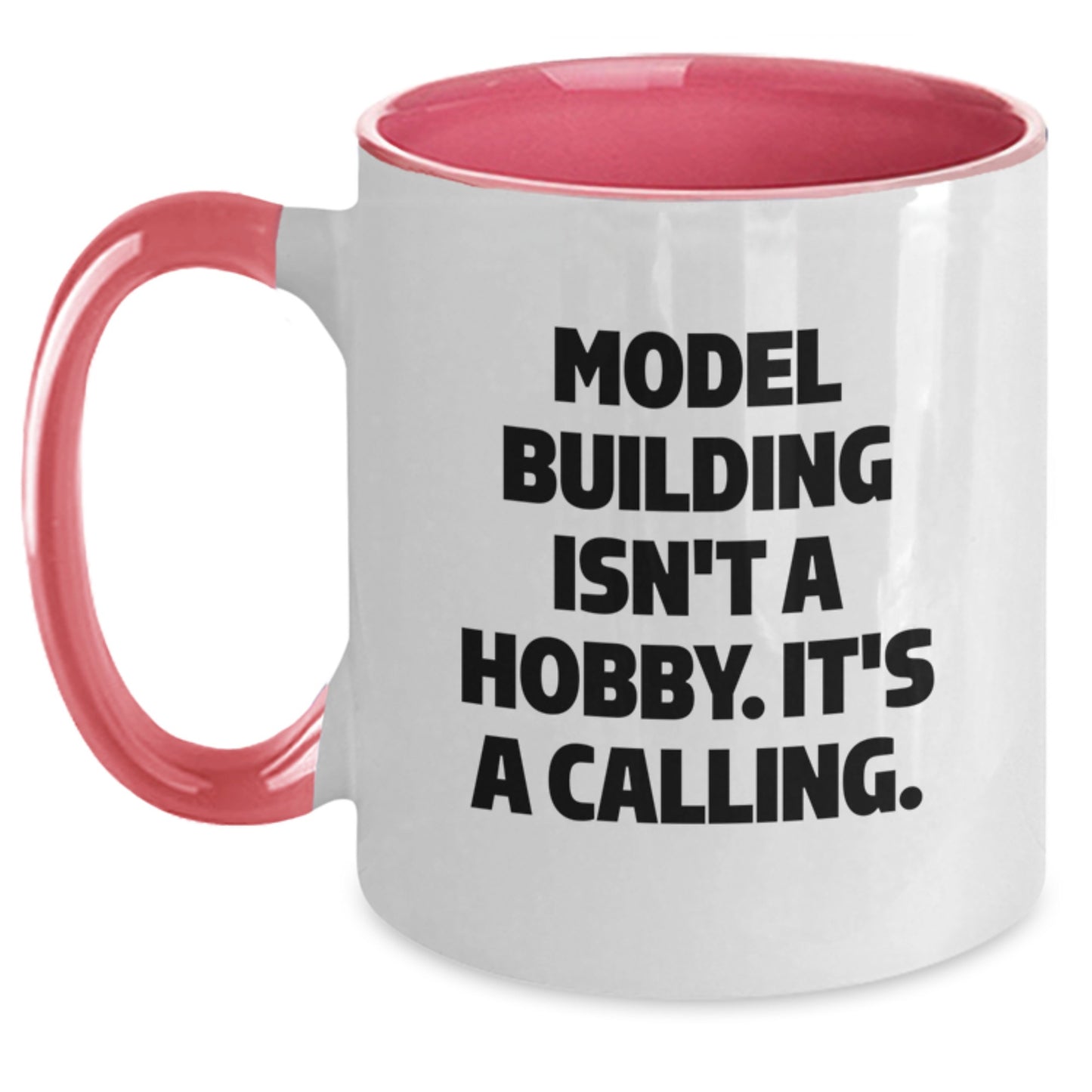 Funny Model Building Enthusiasts Gifts from Friends for Birthday - Two Tone Coffee Mug - Main