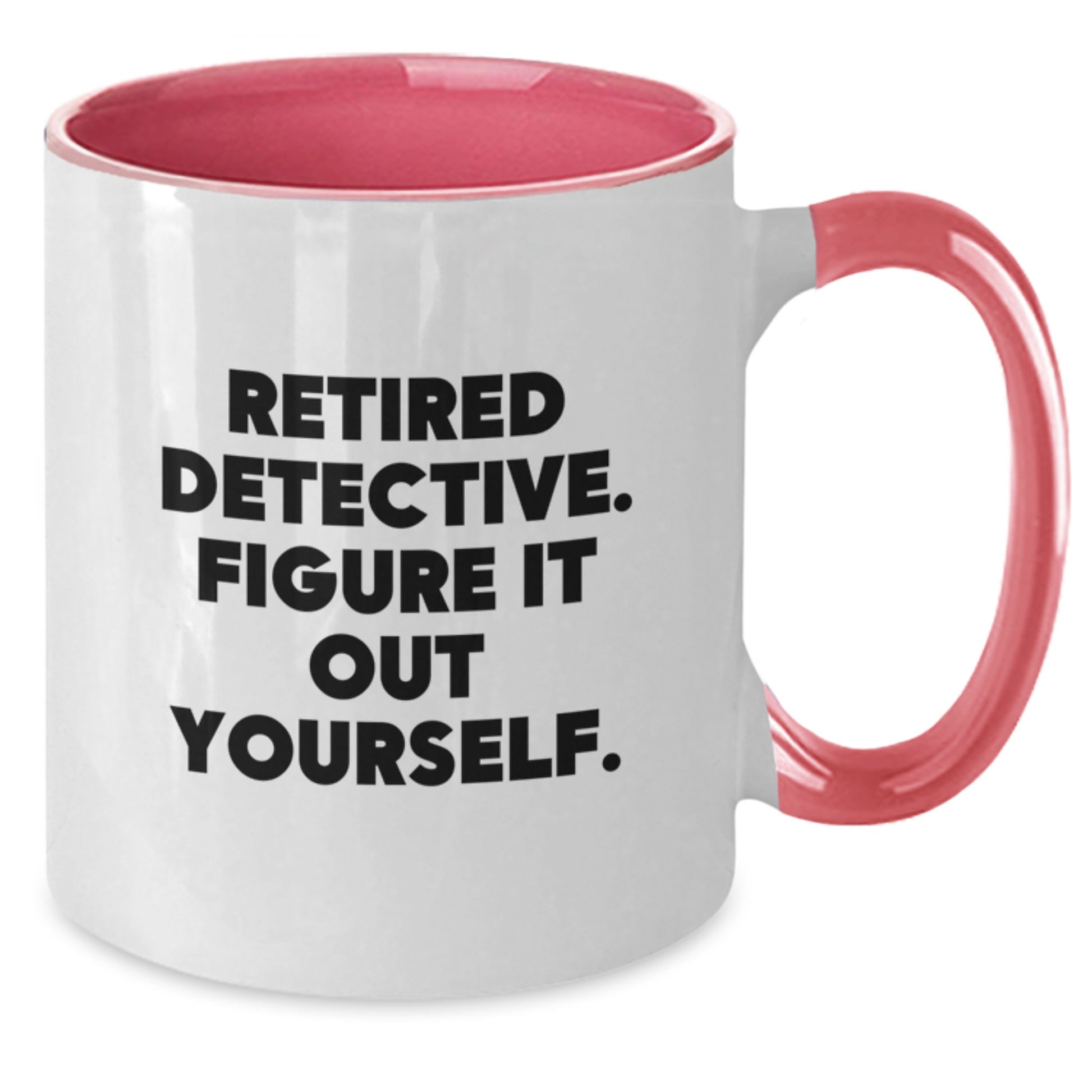 Detective Gifts from Friends, Gifts for Men | Funny Two Tone Coffee Mug for Graduation - Additional