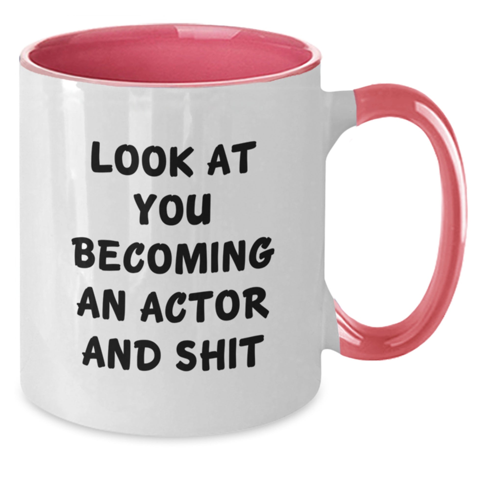 Funny Actor Gifts, Actor Two Tone Coffee Mug, Graduation Unique Gifts from Friends to Actor - Additional