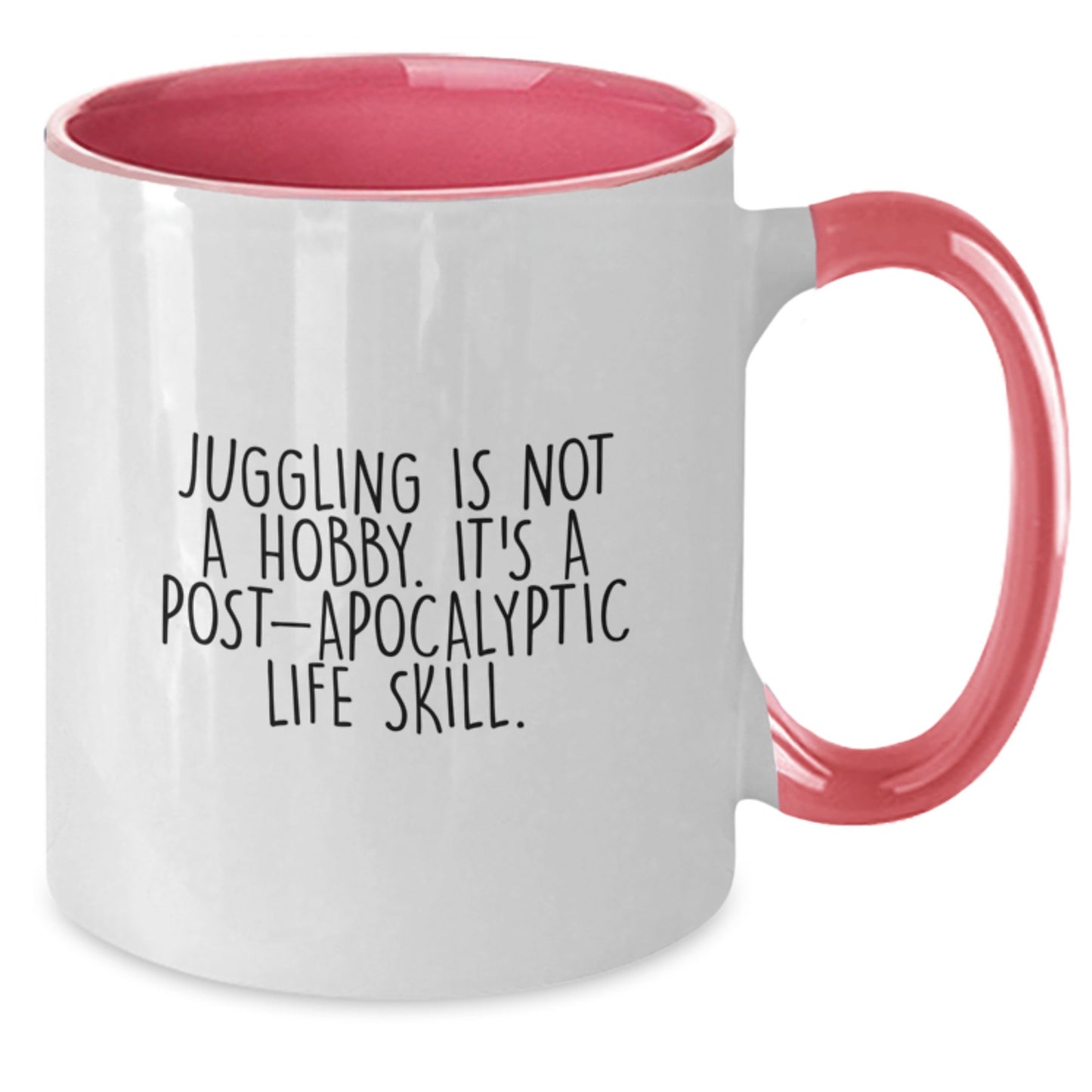 Funny Juggling Gifts for Men from Friends, Unique Two Tone Coffee Mug with Inspirational Quote, Birthday Unique - Additional