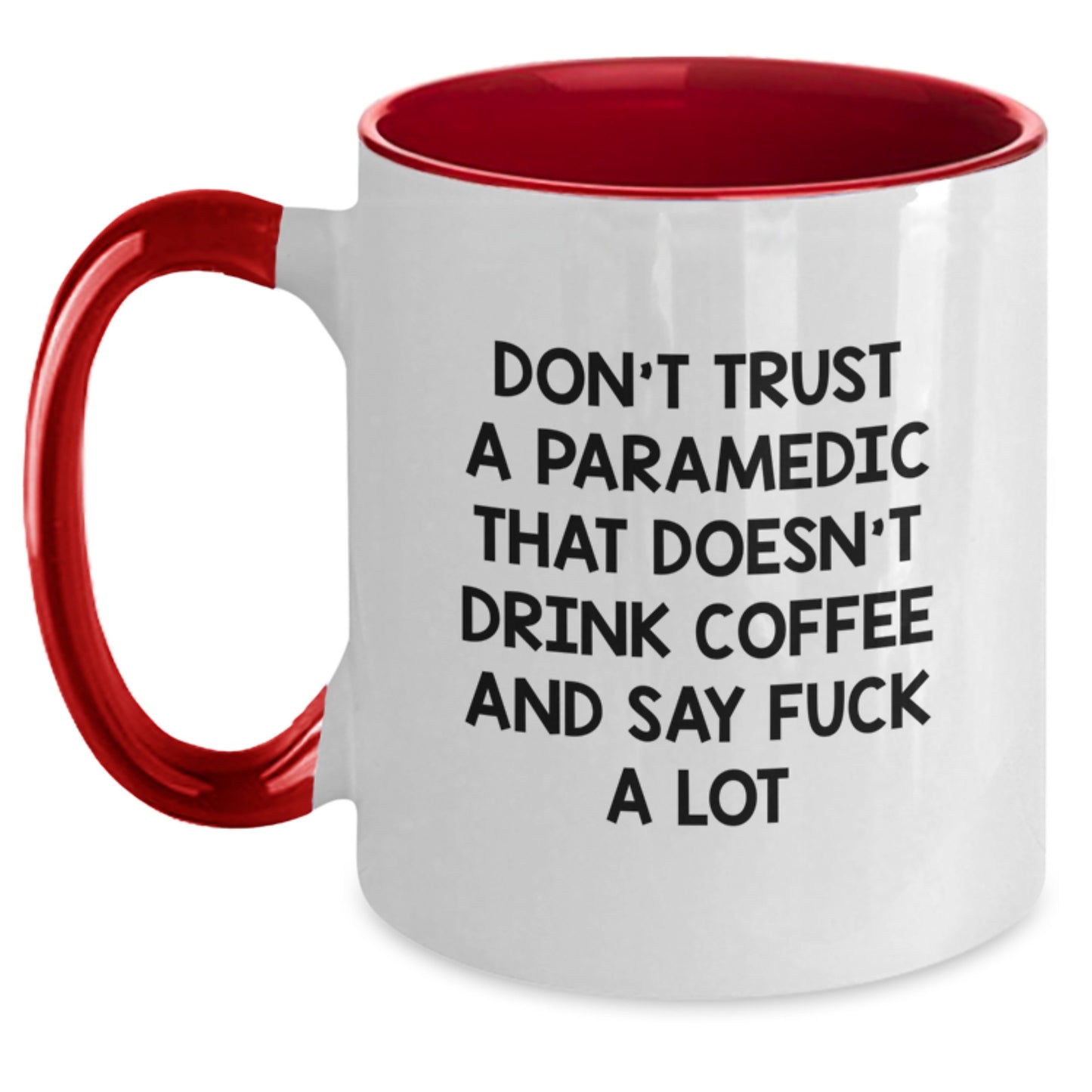 Funny Rescue Worker Coffee Mug Gifts from Friends to Rescue Worker Graduation Unique Senders with Sarcasm Quote, Two Tone Ceramic Mugs for Rescue Worker Lovers - Main