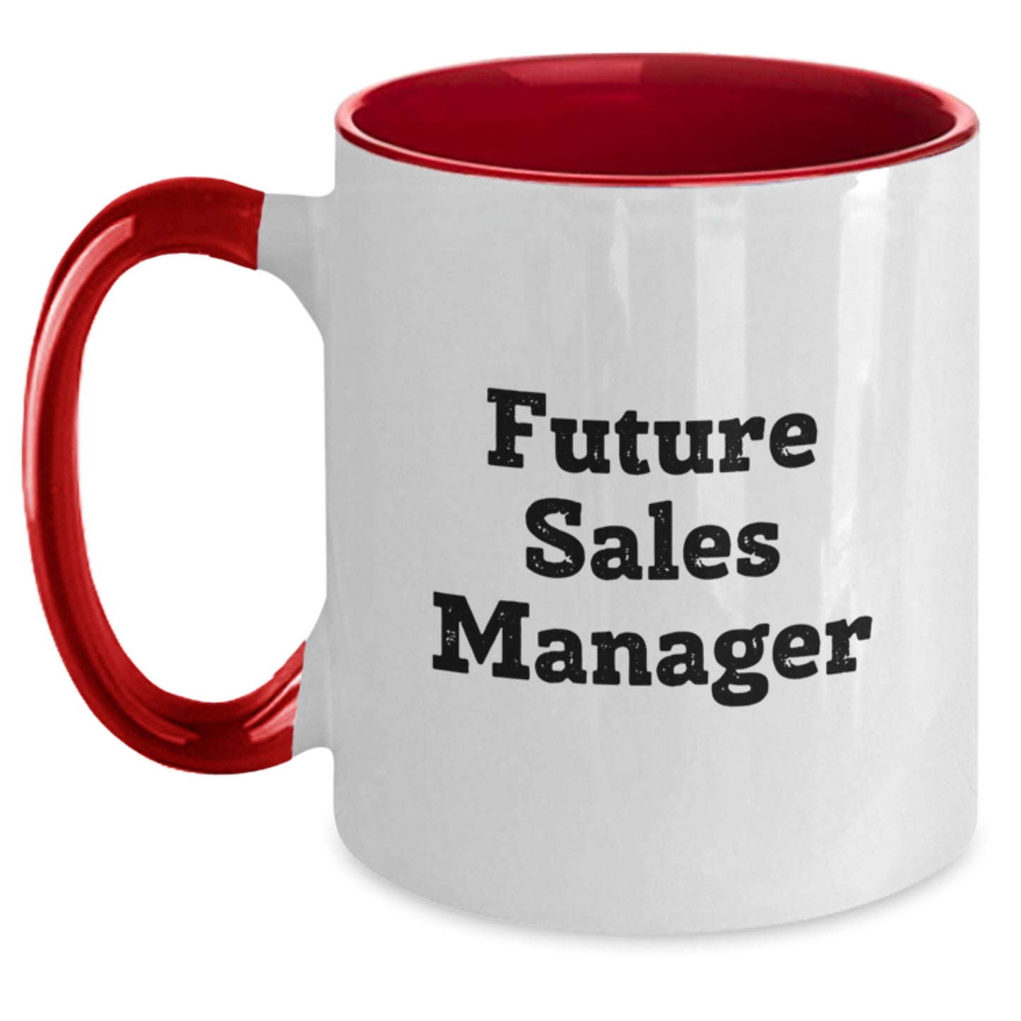 Funny Sales Manager Gifts for Birthday - Two Tone Coffee Mug with Inspirational Quote for Future Sales Managers, Gifts from Friends, Gifts for Sales Managers - Main