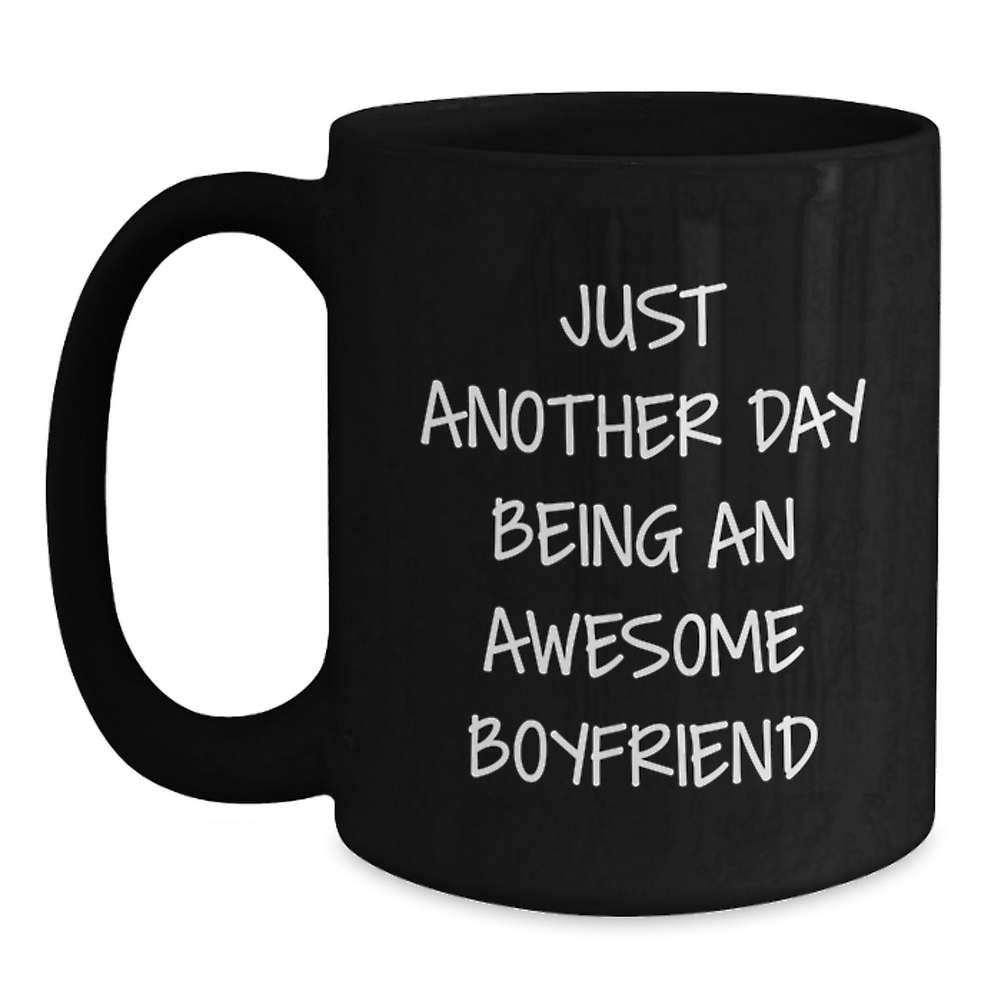 Funny Sweetheart Gifts, Just Another Day Being An Awesome Sweetheart, Black Coffee Mug for Men, Graduation Unique Gifts from Friends - Main