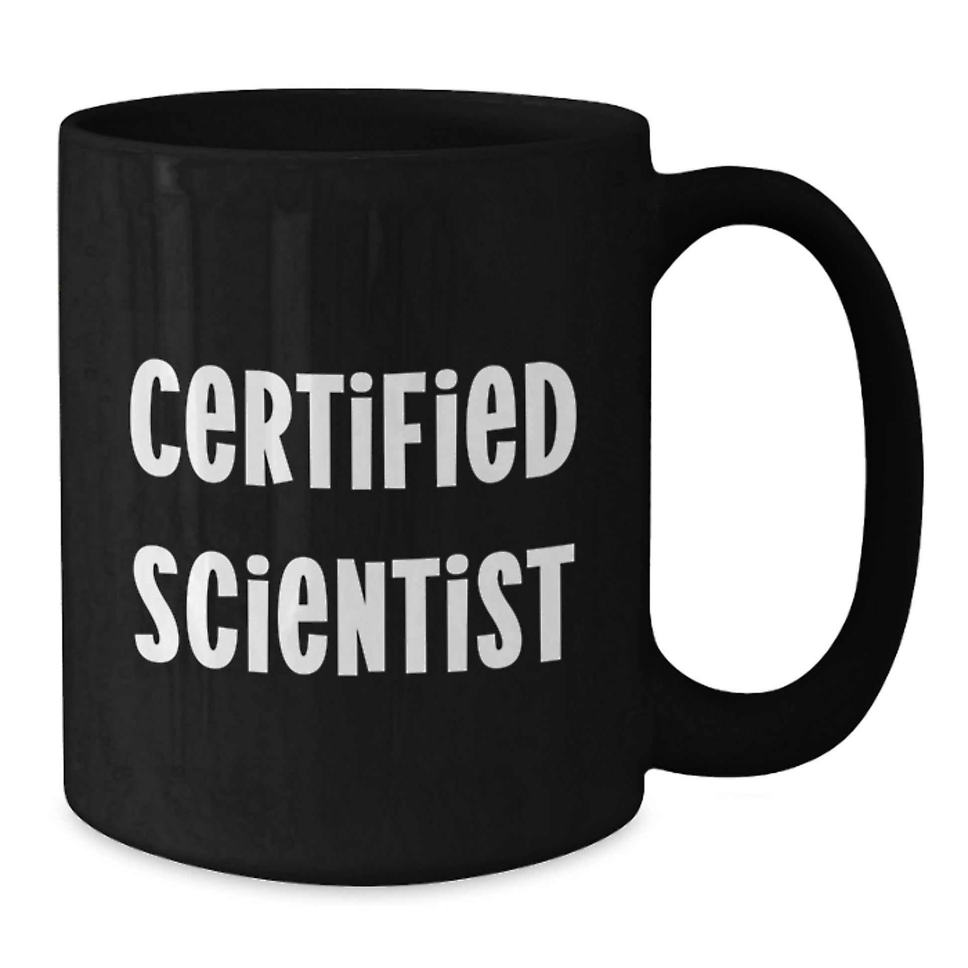 Funny Scientist Gifts for Men from Friends - Black Coffee Mug, 11oz or 15oz, Microwave and Dishwasher Safe, Birthday Unique Gifts for Scientist - Additional