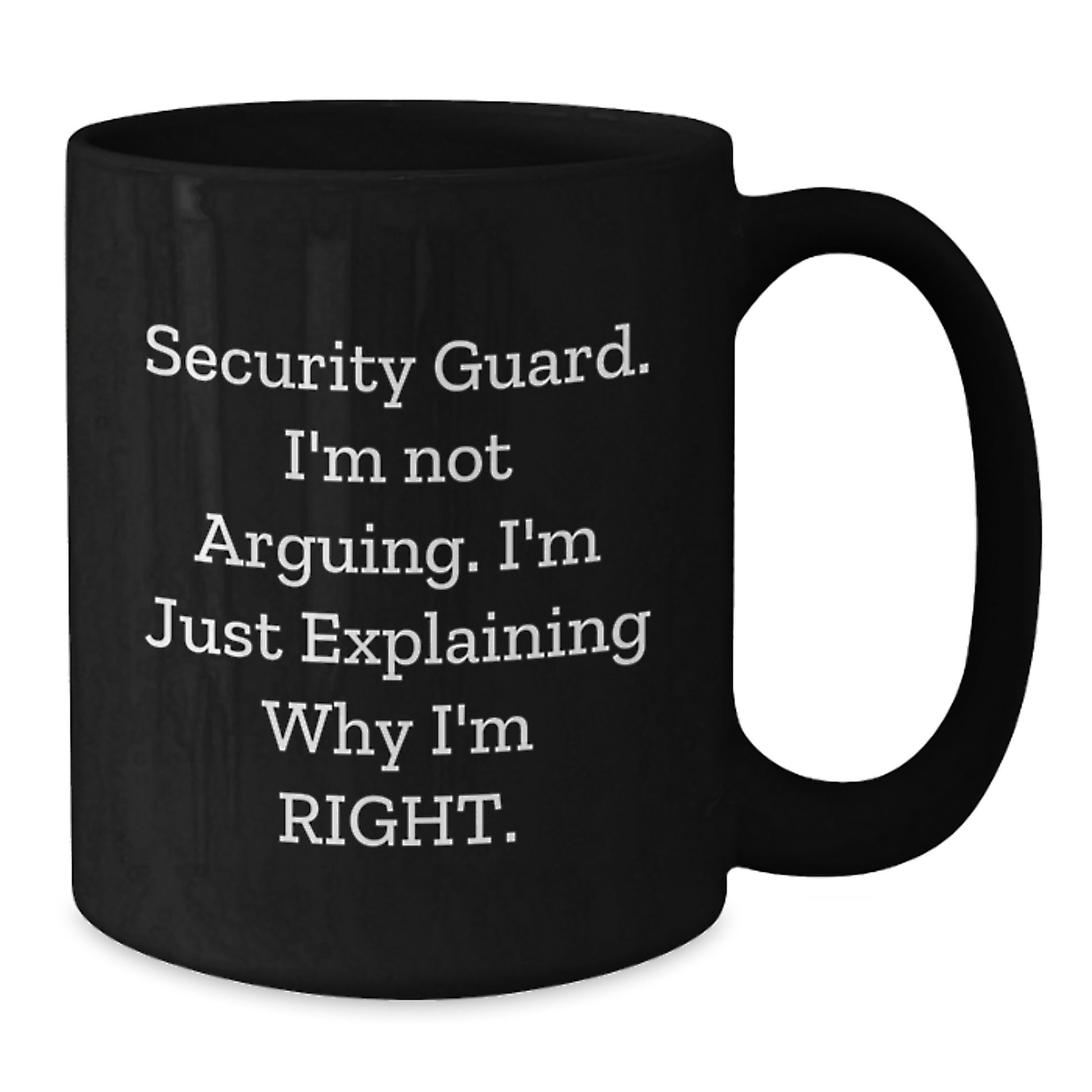 Security Guard Funny Mug Gifts from Friends for Men Birthday Unique - Additional