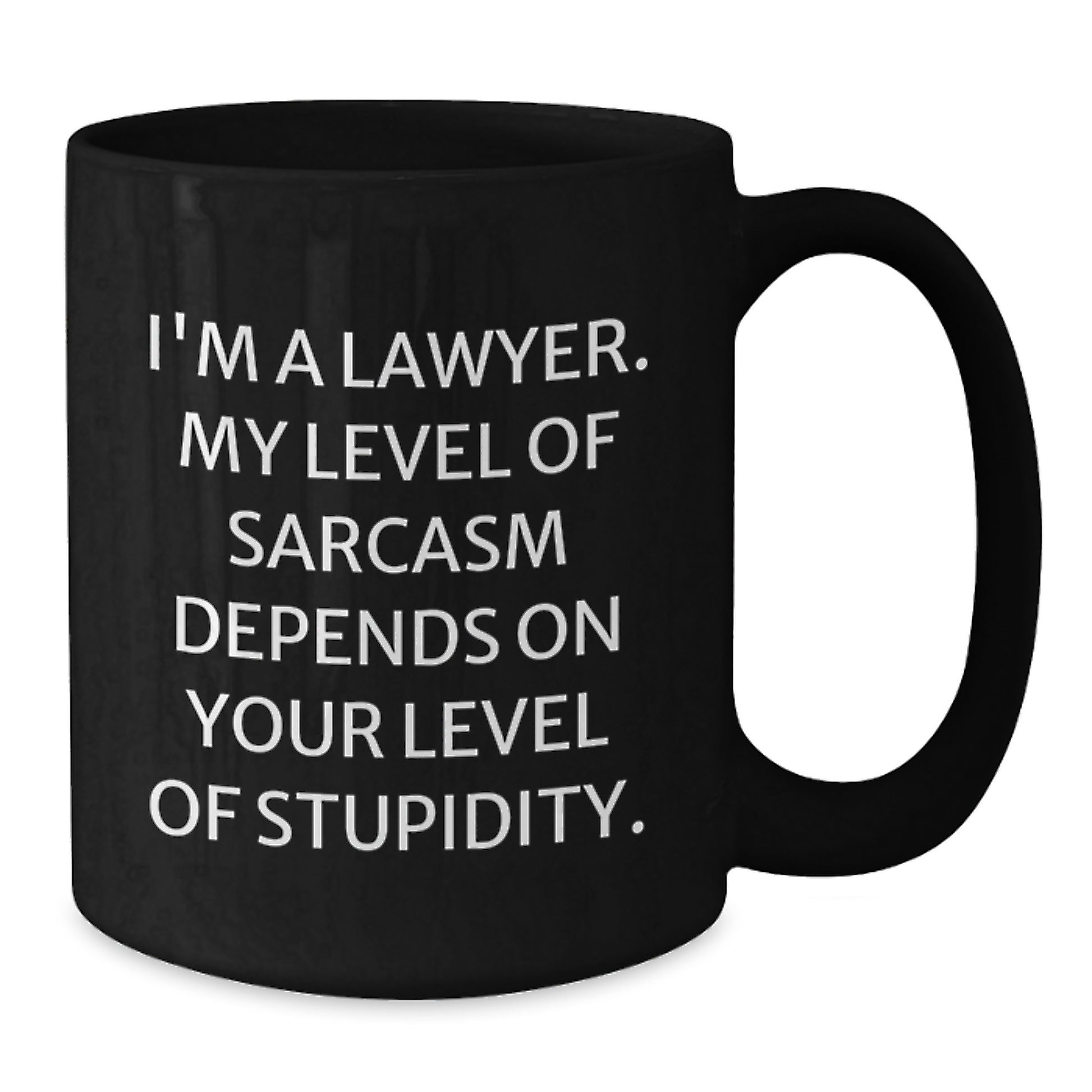 Funny Lawyer Gifts, Sarcasm Quotes Black Coffee Mug, Birthday Unique Gifts from Friends, Coworkers, Family, Gifts for Lawyer Men, Women - Additional