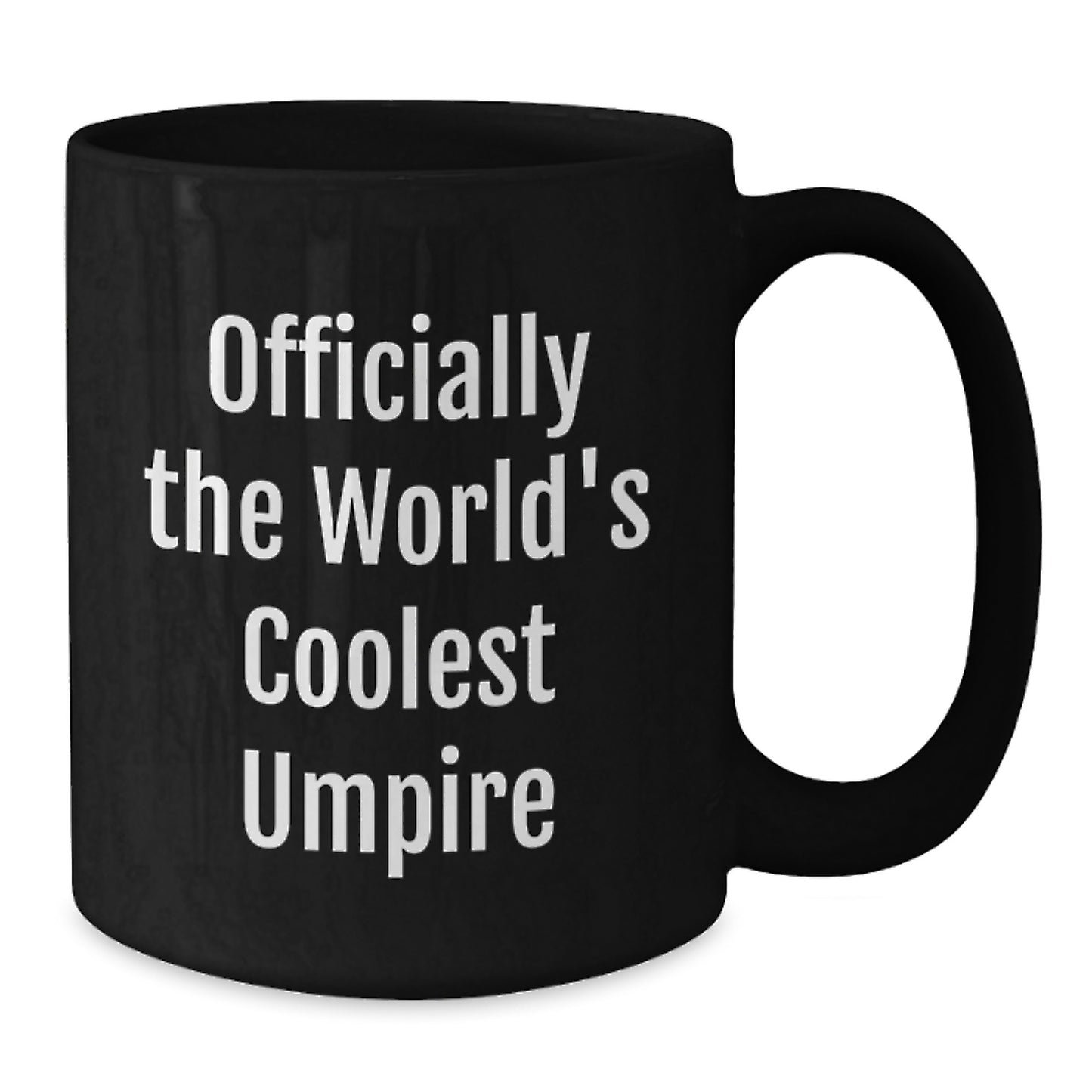 Funny Umpire Gifts from Friends to Birthday Man, 'Officially The World's Coolest Umpire' Coffee Mug for Umpire Enthusiasts, Black Coffee Mug, Gifts for Men, Unique Umpire Birthday Unique Gifts - Additional