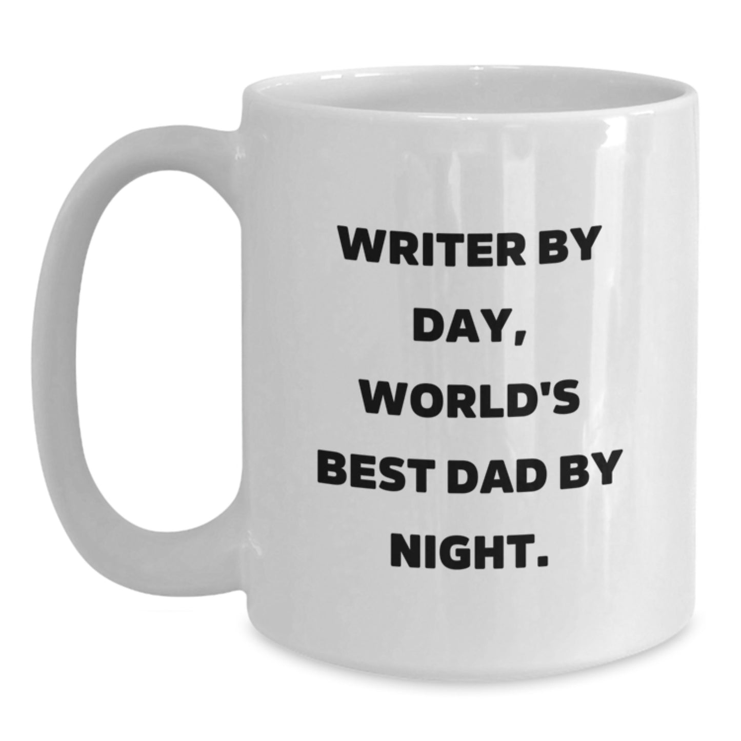 Writer By Day, Funny White Coffee Mug Gifts for Writer, Graduation Unique Gifts from Dad - Main