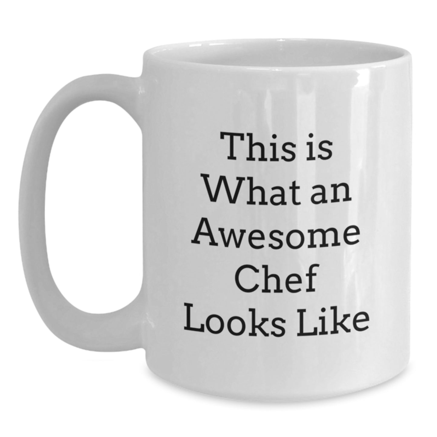 Funny Chef Gifts from Friends to Awesome Men, This Is What An Awesome Chef Looks Like White Coffee Mug for Graduation - Main