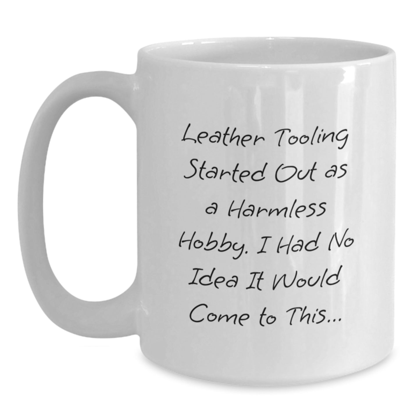 Leather Tooling Enthusiasts' Gifts from Friends and Family - White Coffee Mug for Birthday - Main