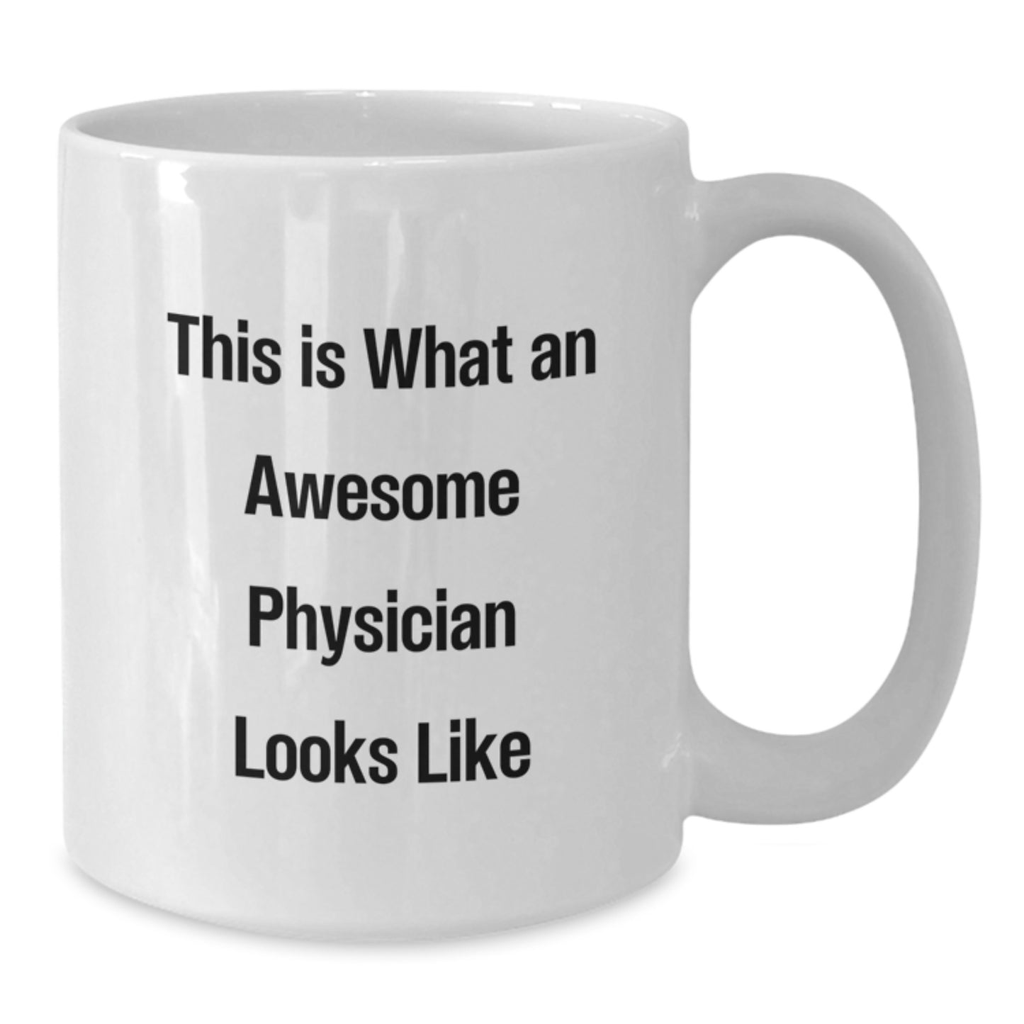 Funny Physician Gifts for Men, This Is What An Awesome Physician Looks Like, White Coffee Mug Gifts from Friends, Gifts for Physician Birthday Unique - Additional
