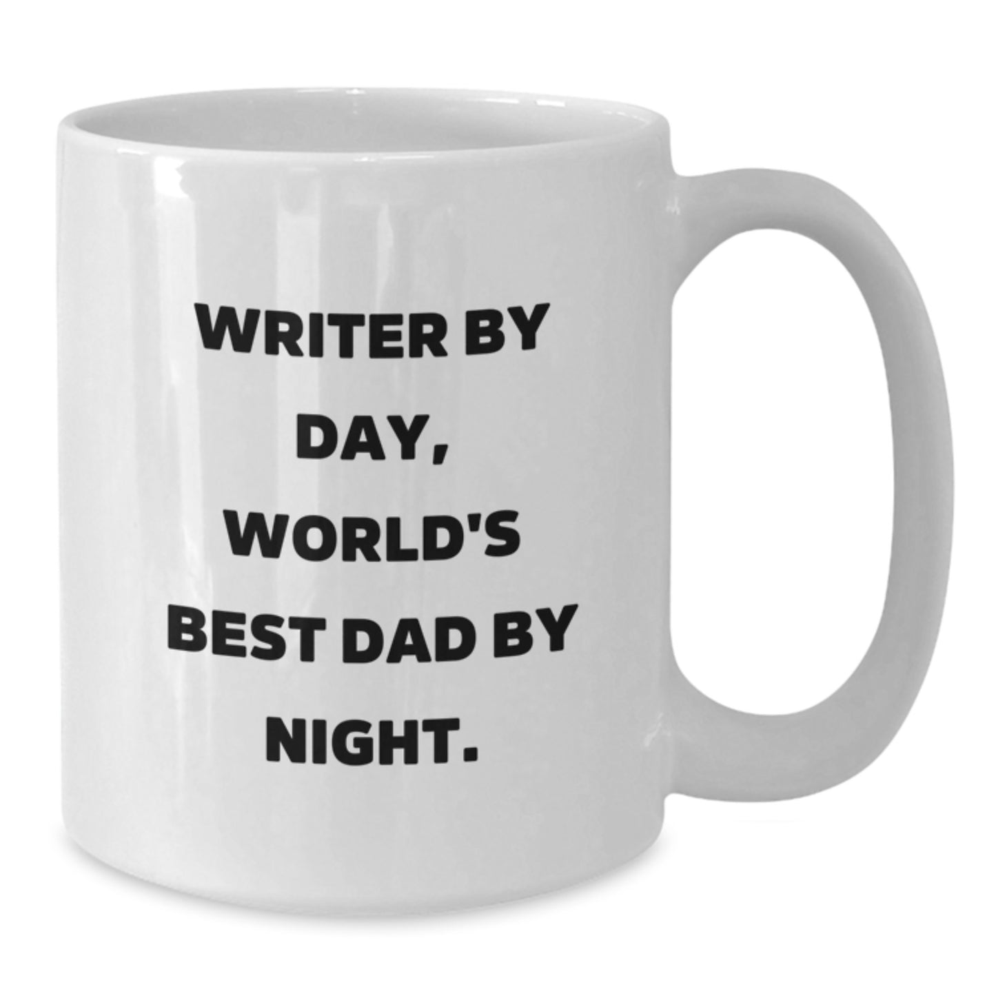 Writer By Day, Funny White Coffee Mug Gifts for Writer, Graduation Unique Gifts from Dad - Additional