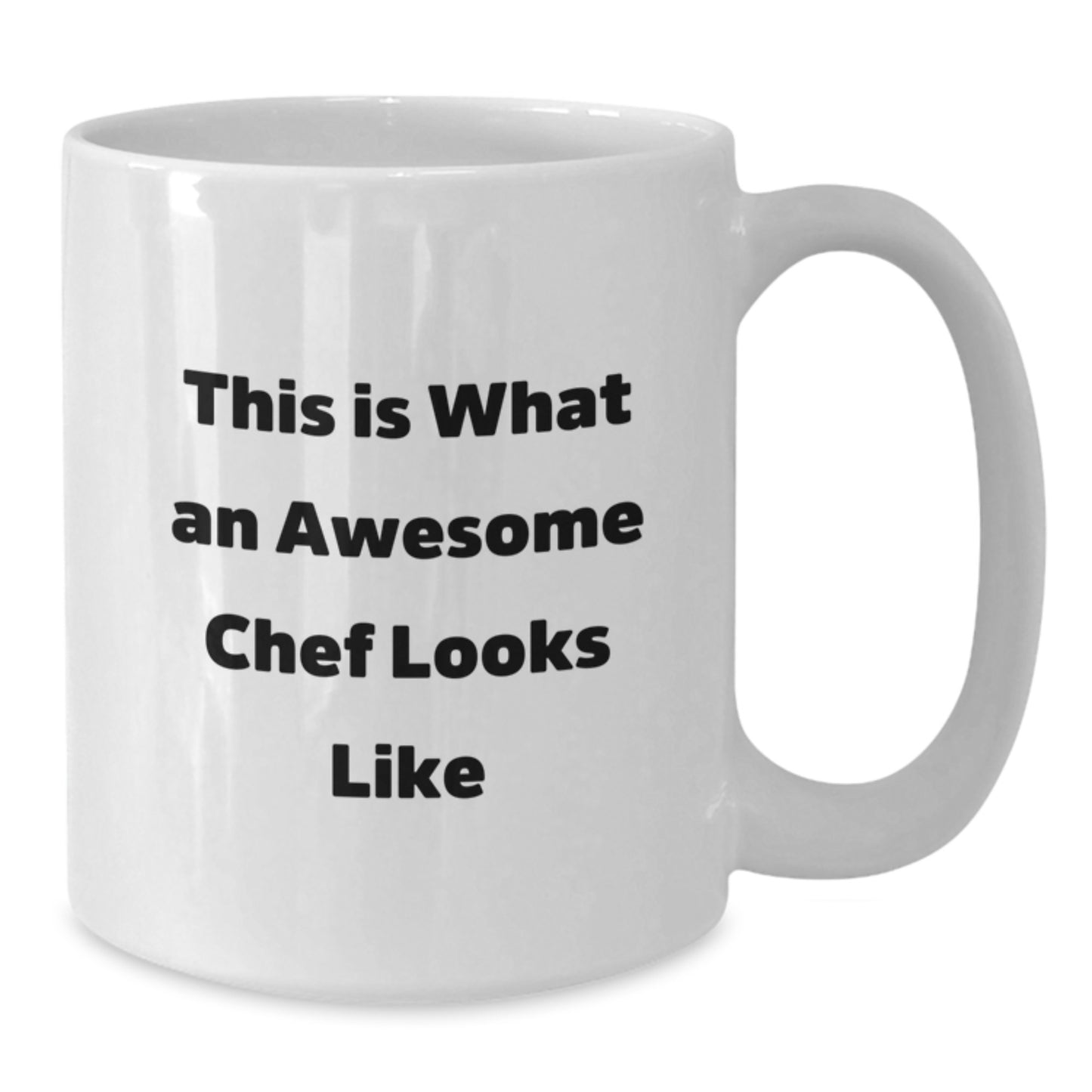 Funny Chef Gifts from Family to Chef Friends - This Is What An Awesome Chef Looks Like White Coffee Mug, Graduation Unique Gifts for Men, Women, and Coworkers - Additional