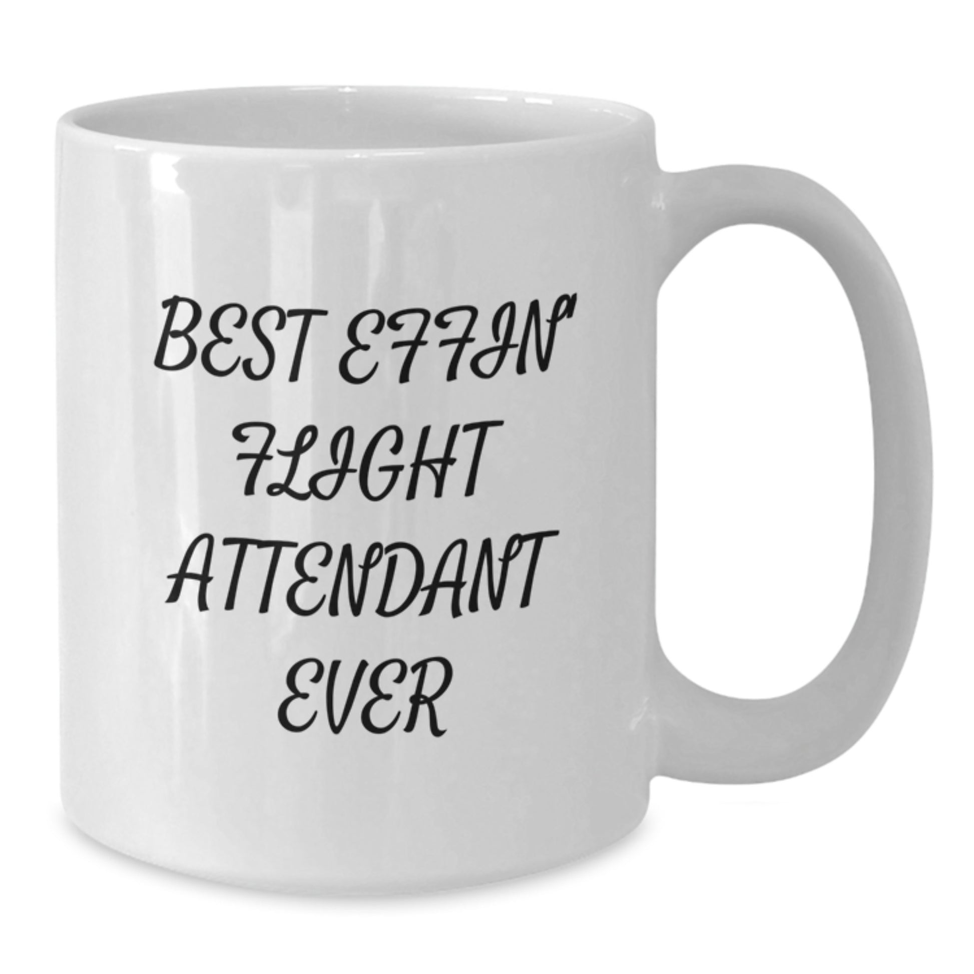 Funny Flight Attendant White Coffee Mug Gifts for Birthday Unique Flight Attendant Friends from Men Women - Additional