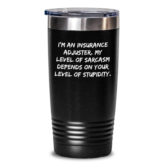 Insurance Adjuster Gifts Funny Tumblers from Friends for Graduation Unique Presents - Main