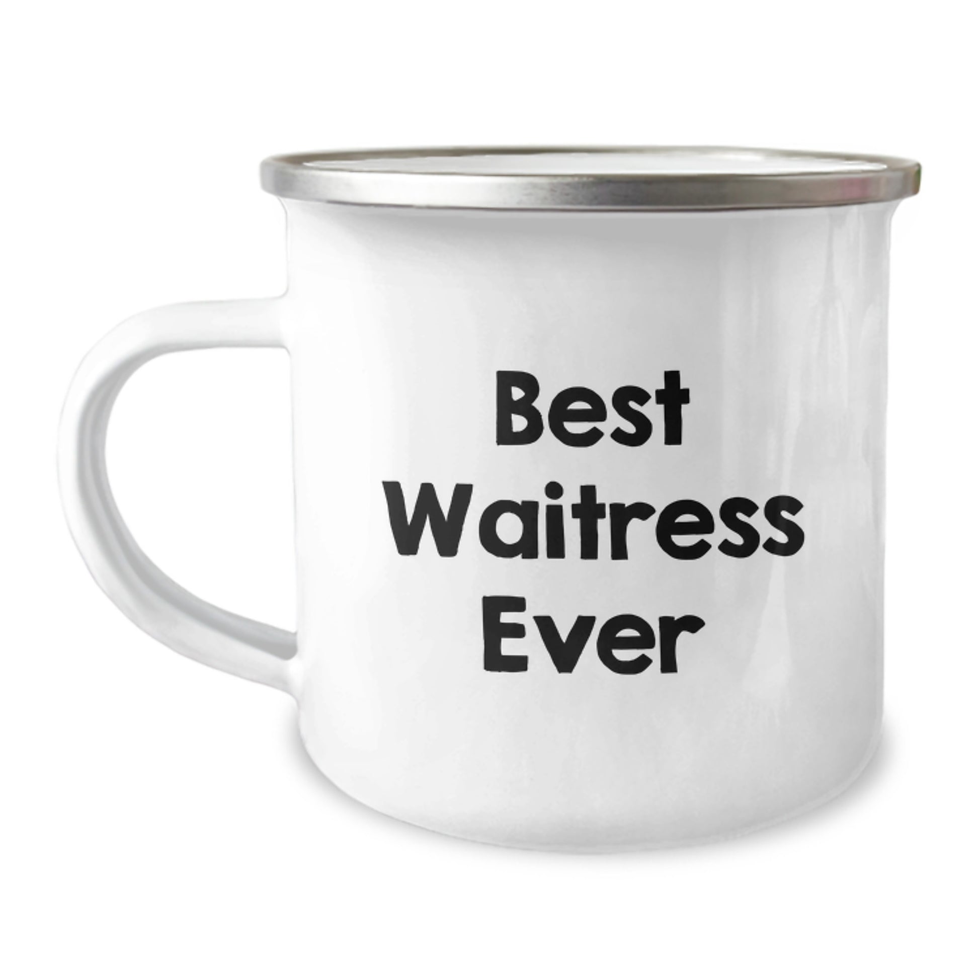 Funny Waitress Gifts from Friends for Waitress Best Ever, Birthday Unique Gifts for Her, Camping Mug for Outdoor Enthusiasts - Image 1