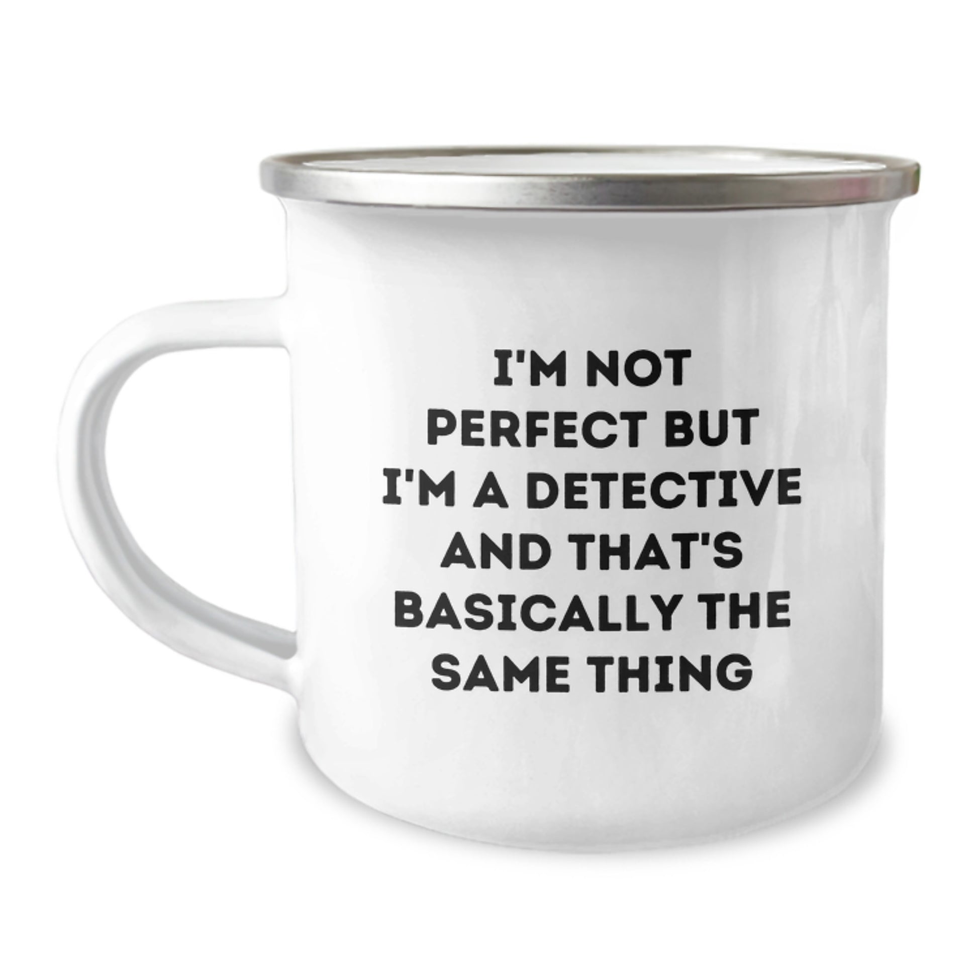 Funny Detective Gifts for Men from Family, Unique Camping Mug for Graduation - Image 1