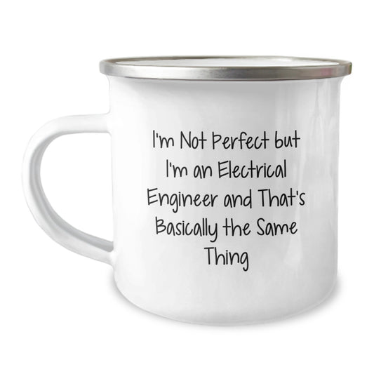 Funny Electrical Engineer Camping Mug Gifts from Friends for Graduation Success - Image 1