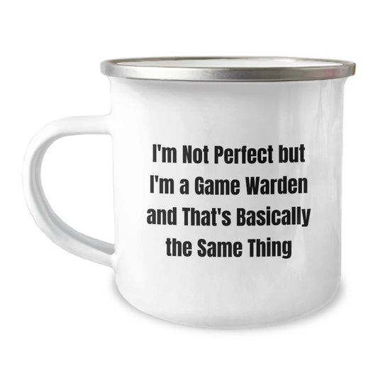 Funny Game Warden Gifts - I'm Not Ideal Gift for Him, Camping Mug for Men, Graduation Unique Gifts from Family, Friends, or Coworkers - Image 1
