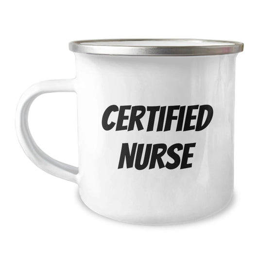 Funny Certified Nurse Gifts from Friends, Unique Camping Mug for Nurse Graduation, 'You're a-maize-ing' Quote - Image 1