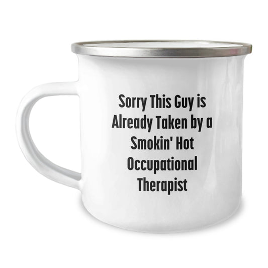 Occupational Therapist Gifts from Friends, Gifts for Occupational Therapist, Funny Quote Mug, 12 oz Stainless Steel Camping Mug - Graduation Unique Gifts - Image 1