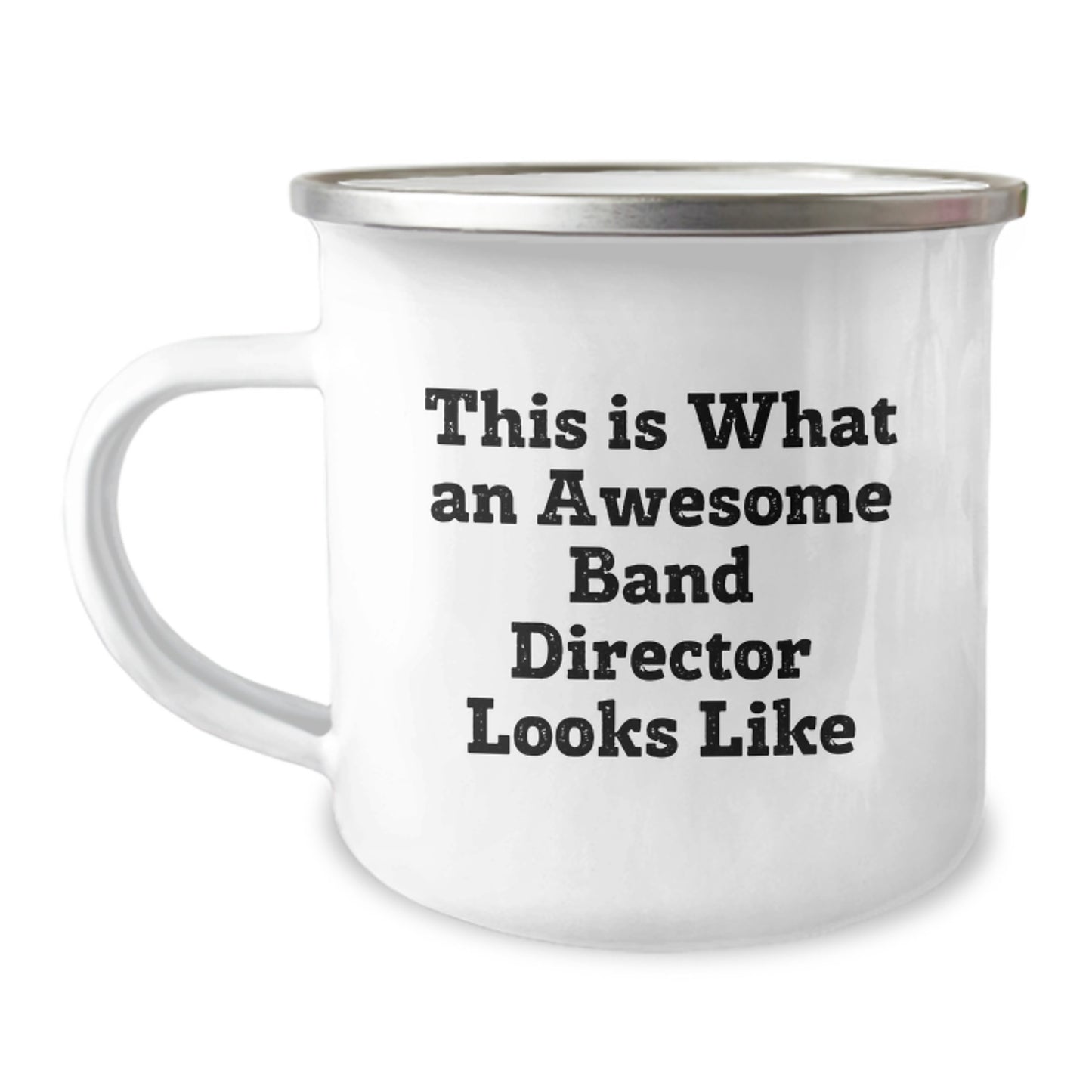 Funny Band Director Gifts for Men from Friends - Camping Mug for Graduation with Inspirational Quote 'This Is What An Awesome Band Director Looks Like' - Image 1