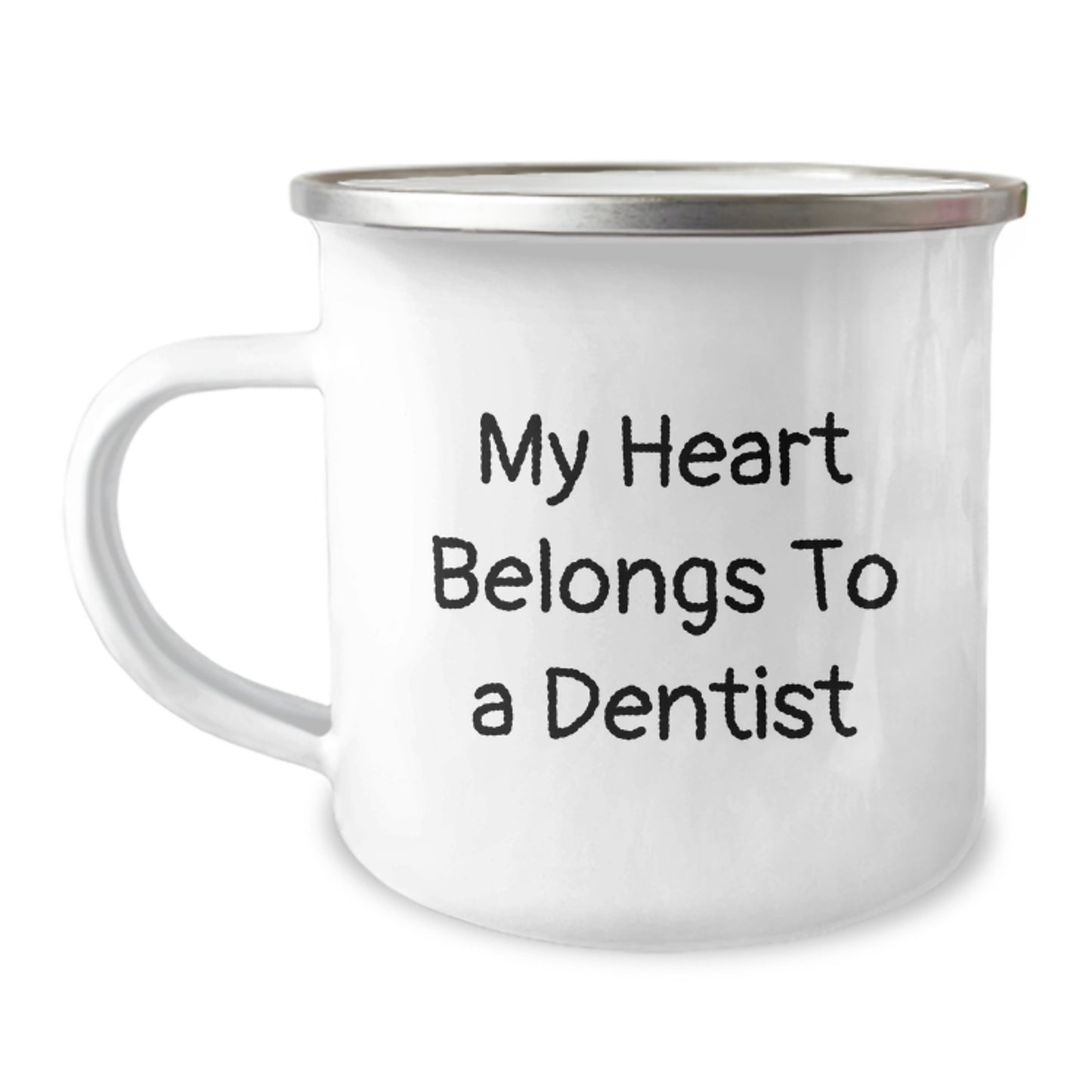 Funny Dentist Gifts from Men to Dentist's Heart, Camping Mug for Birthday Unique Gifts - Image 1