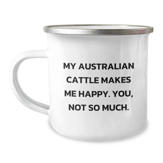 Australian Cattle Dog Lovers Funny Camping Mugs Gifts from Friends to Family Birthday Unique Gifts - Image 1