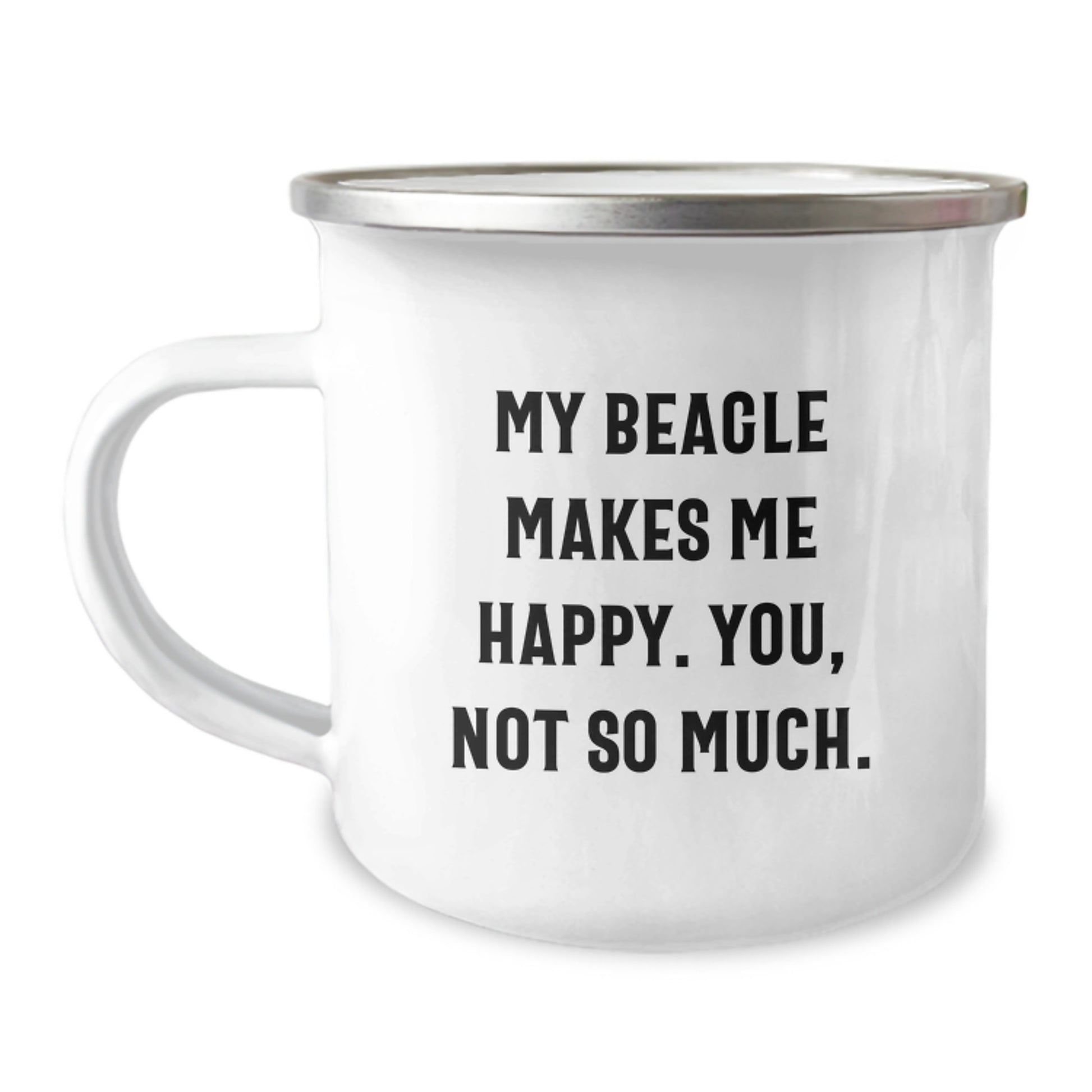 Beagle Dog Camping Mugs for Friends Gifts, Funny Quote, Funny Birthday Unique Gifts from Family, Gifts for Beagle Dog Lovers, Camping Mug for Outdoor Enthusiasts - Image 1