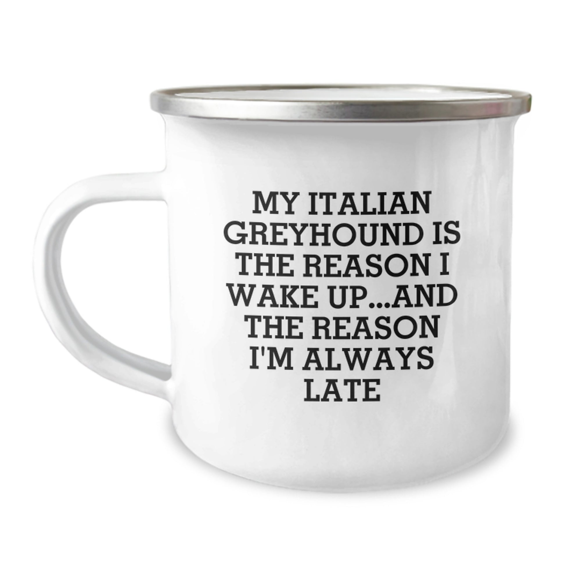 Funny Italian Greyhound Dog Mom Gifts from Friends to Italian Greyhound Dog Lovers, Unique Camping Mug for Birthday - Image 1