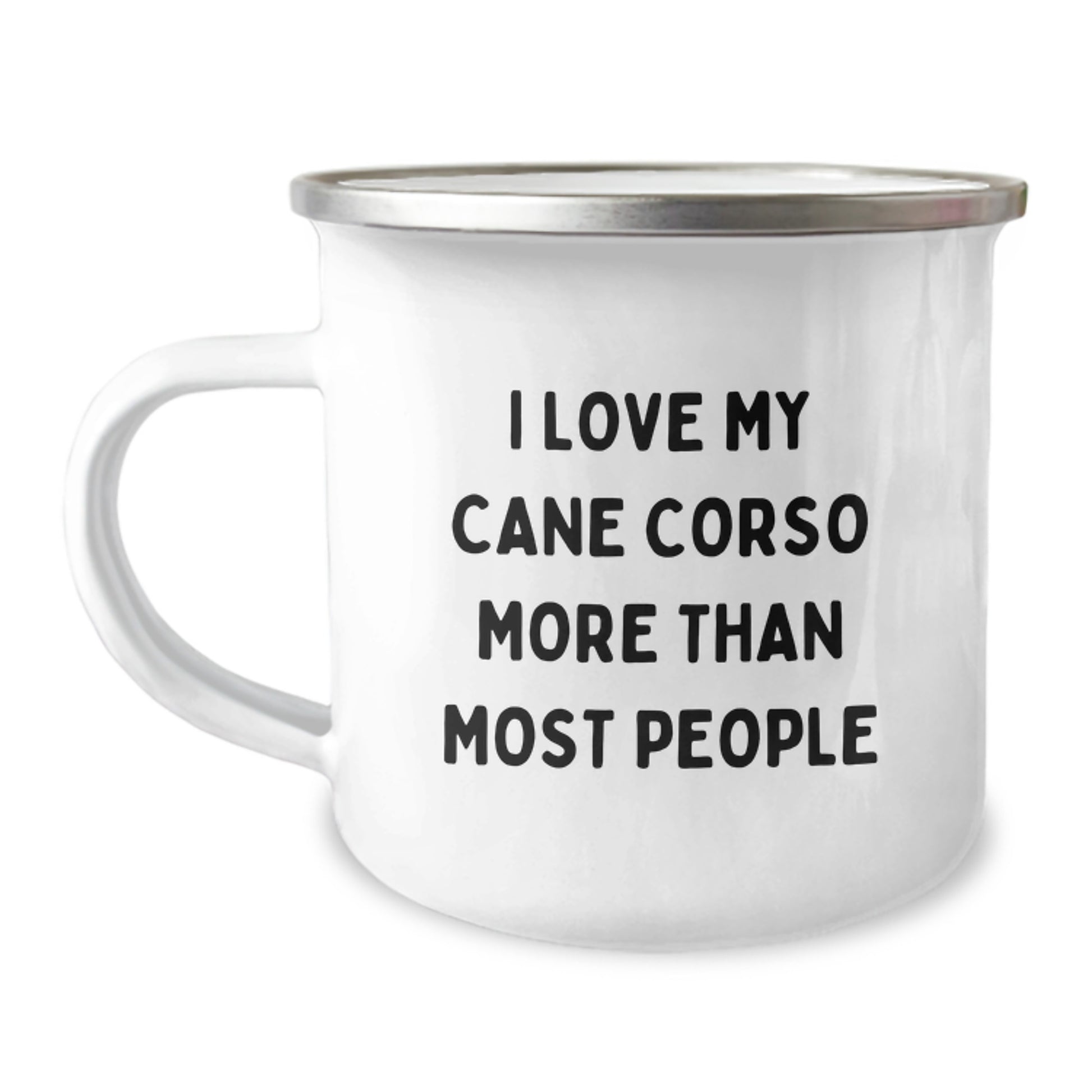 Cane Corso Dog Lovers Funny Gifts from Friends to Family - I Love My Cane Corso More Than Most People Birthday Unique Gifts - Image 1