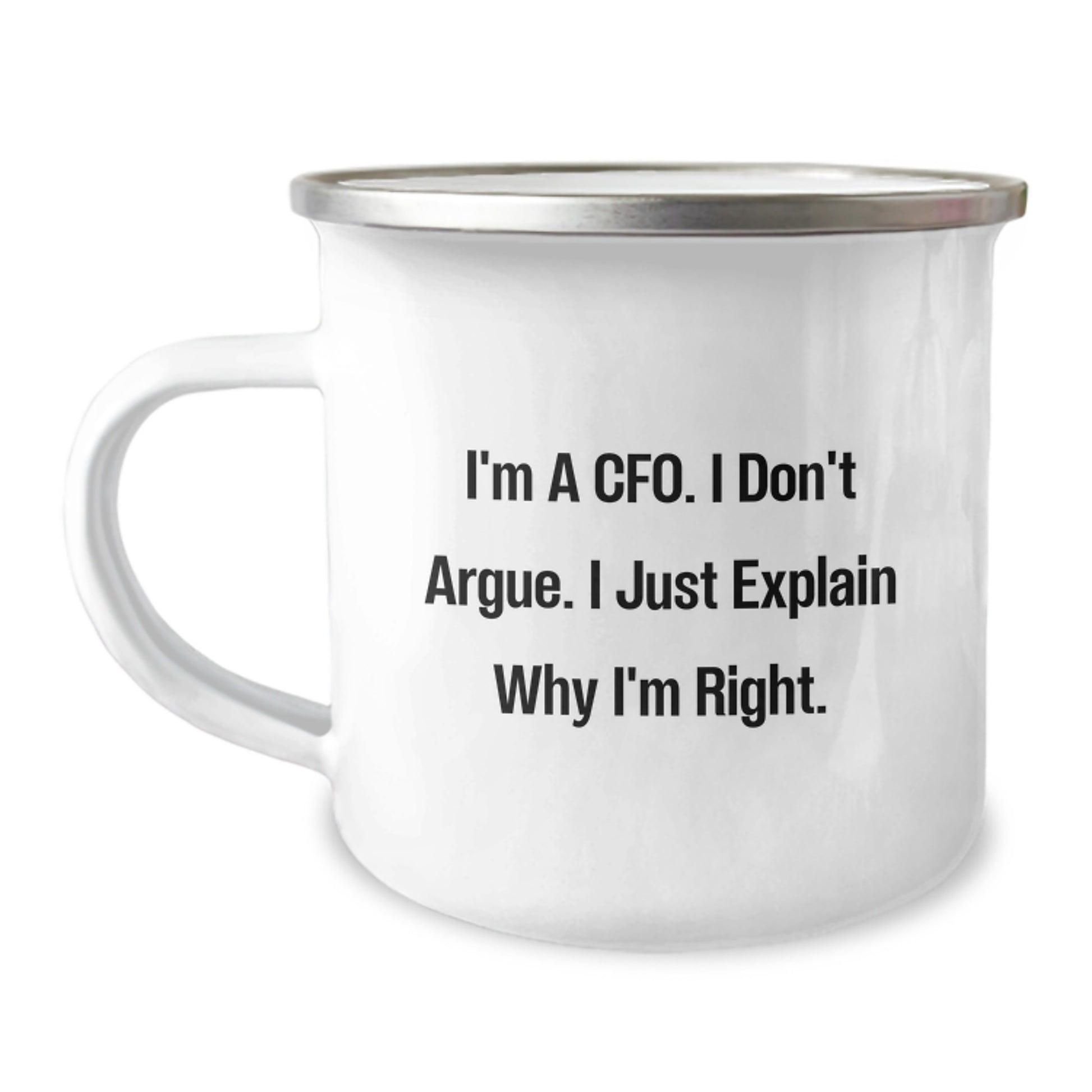 CFO Humor Mugs, Funny Gifts for CFO, Graduation Unique Gifts from Friends, Coworkers, Family, to CFO, For Men, Women - Image 1