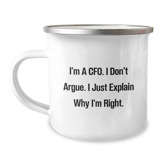 CFO Humor Mugs, Funny Gifts for CFO, Graduation Unique Gifts from Friends, Coworkers, Family, to CFO, For Men, Women - Image 1