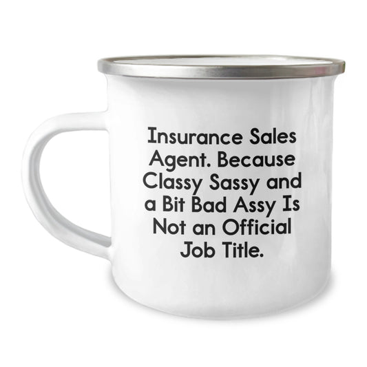Insurance Sales Agent Funny Mug Gifts from Friends and Family for Insurance Sales Agent Birthday - Image 1
