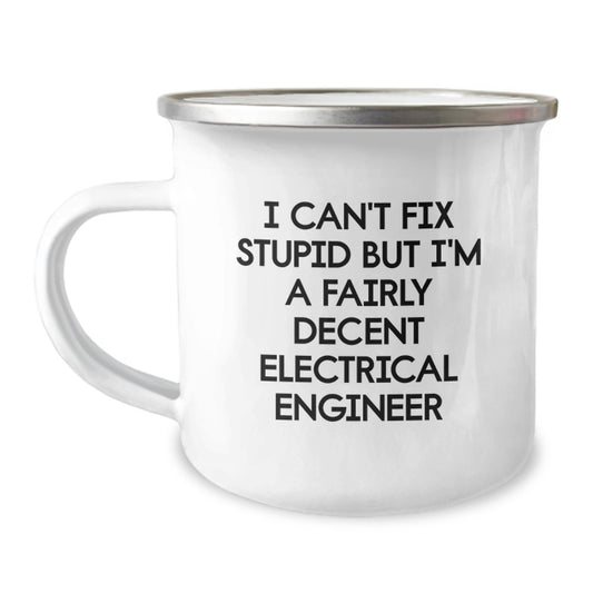 Gifts from Men to Electrical Engineer Friends - Funny Electrical Engineer Camping Mug for Christmas Unique Gifts - Image 1
