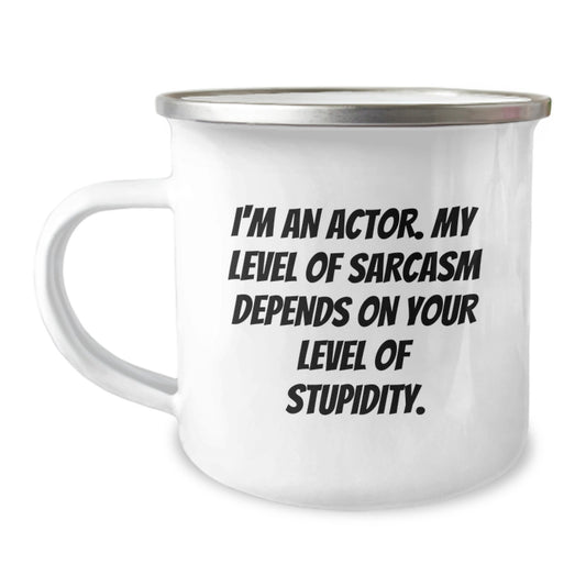 Cute Actor Gifts from Friends for Men Funny Sarcasm Christmas Unique Mugs - Image 1
